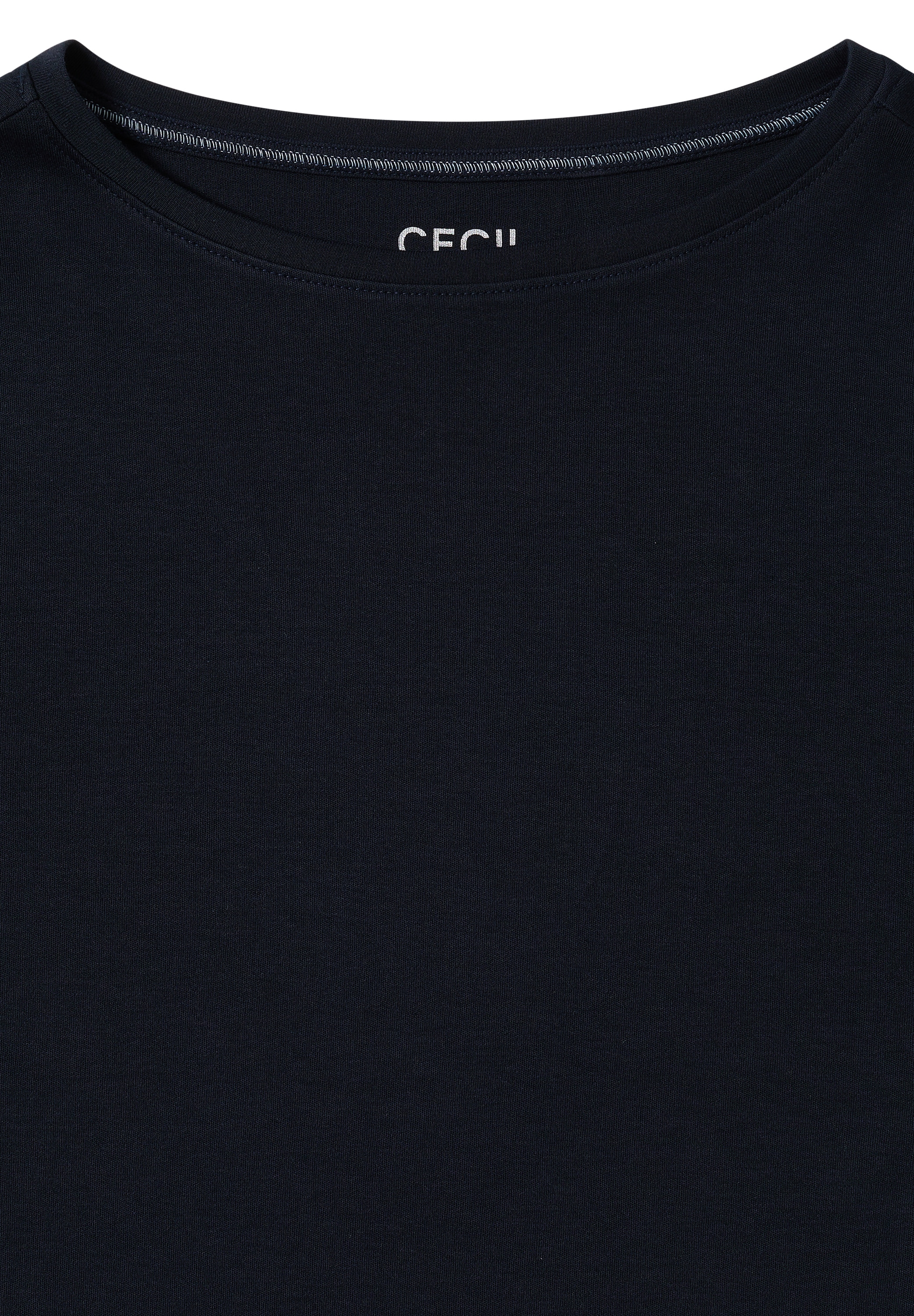 Cecil 3/4-Arm-Shirt mit U-Boot-Ausschnitt