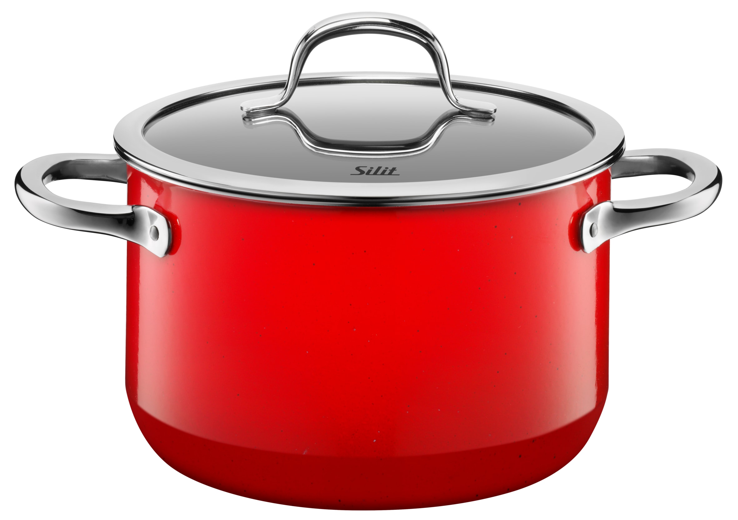 Silit Fleischtopf "Passion red, Kochtopf Induktion schneid- und kratzfest" Silargan