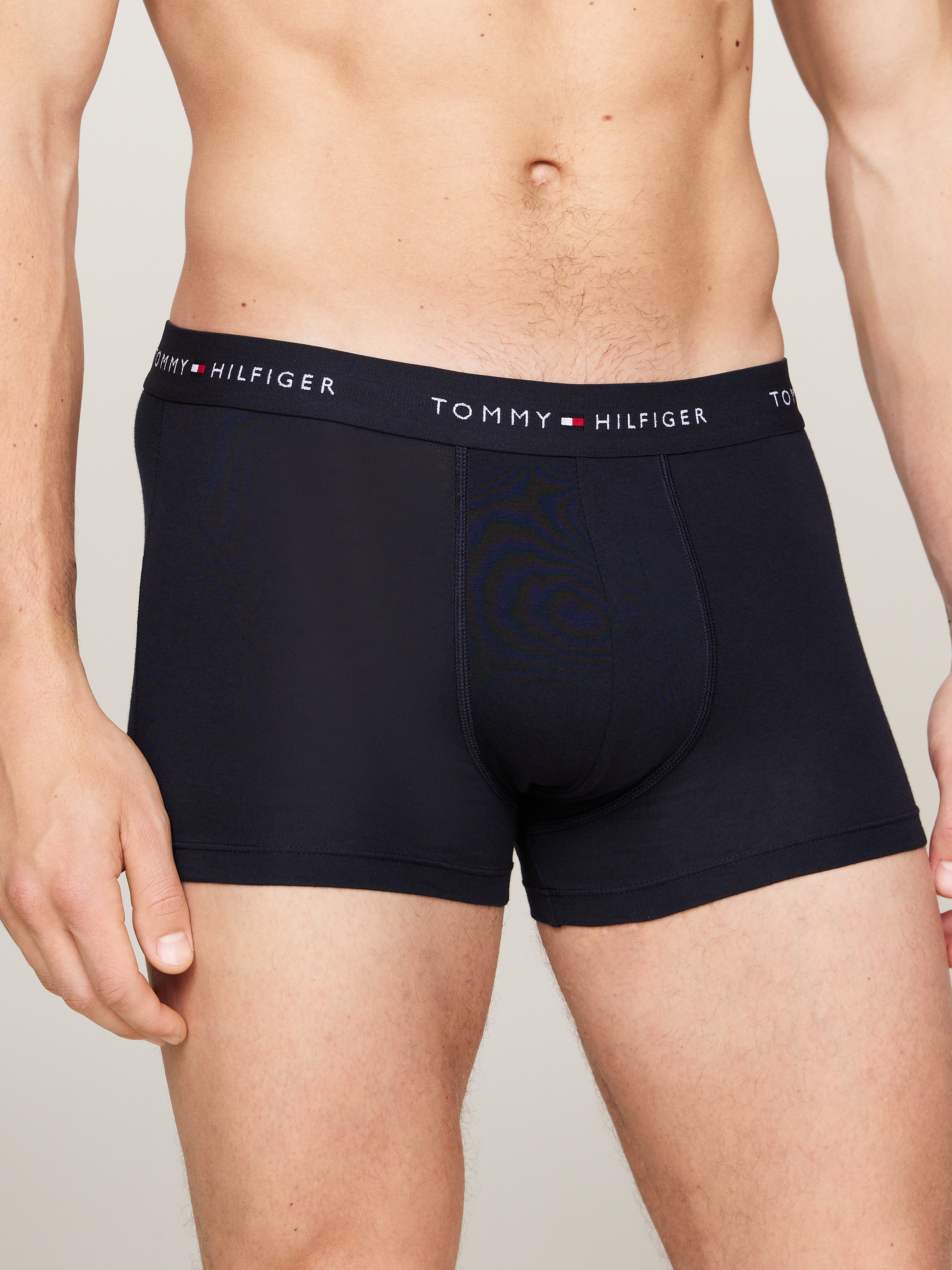 Tommy Hilfiger Underwear Trunk »3P WB TRUNK«, (Packung, 3 St., 3er-Pack), mit Logobund