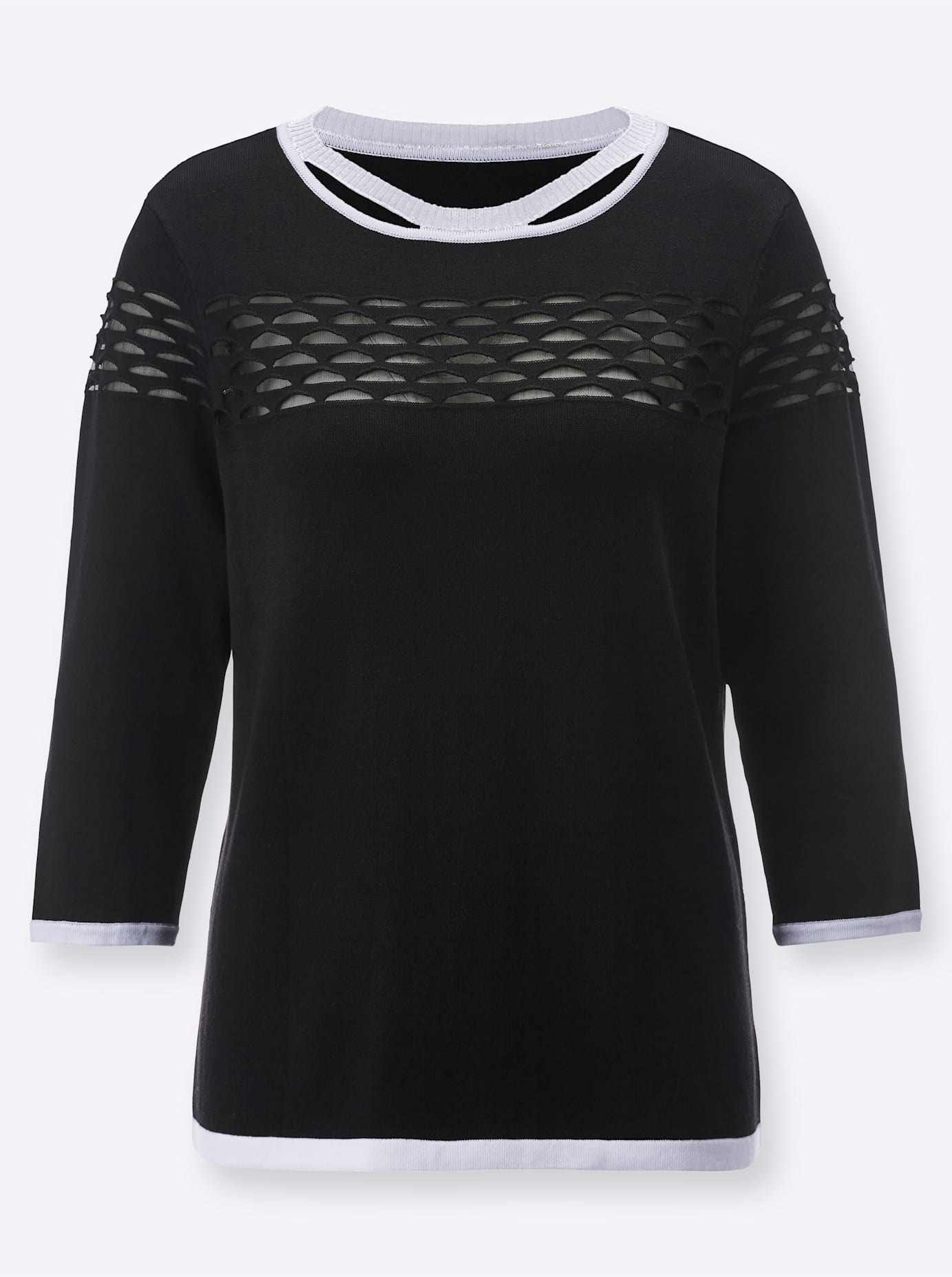 creation L 3/4 Arm-Pullover »Viskose-Lyocell-Pullover«