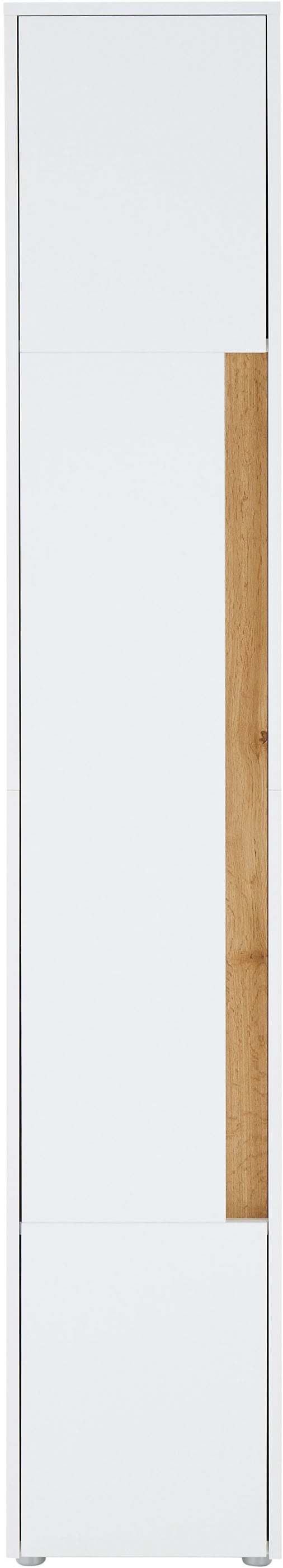 Home affaire Hochschrank »CITY/GIRON, Badschrank mit Griffmulde, Schrank in zeitlosem Design« in den Farben Weiß und Anthrazit verfügbar, viel Stauraum