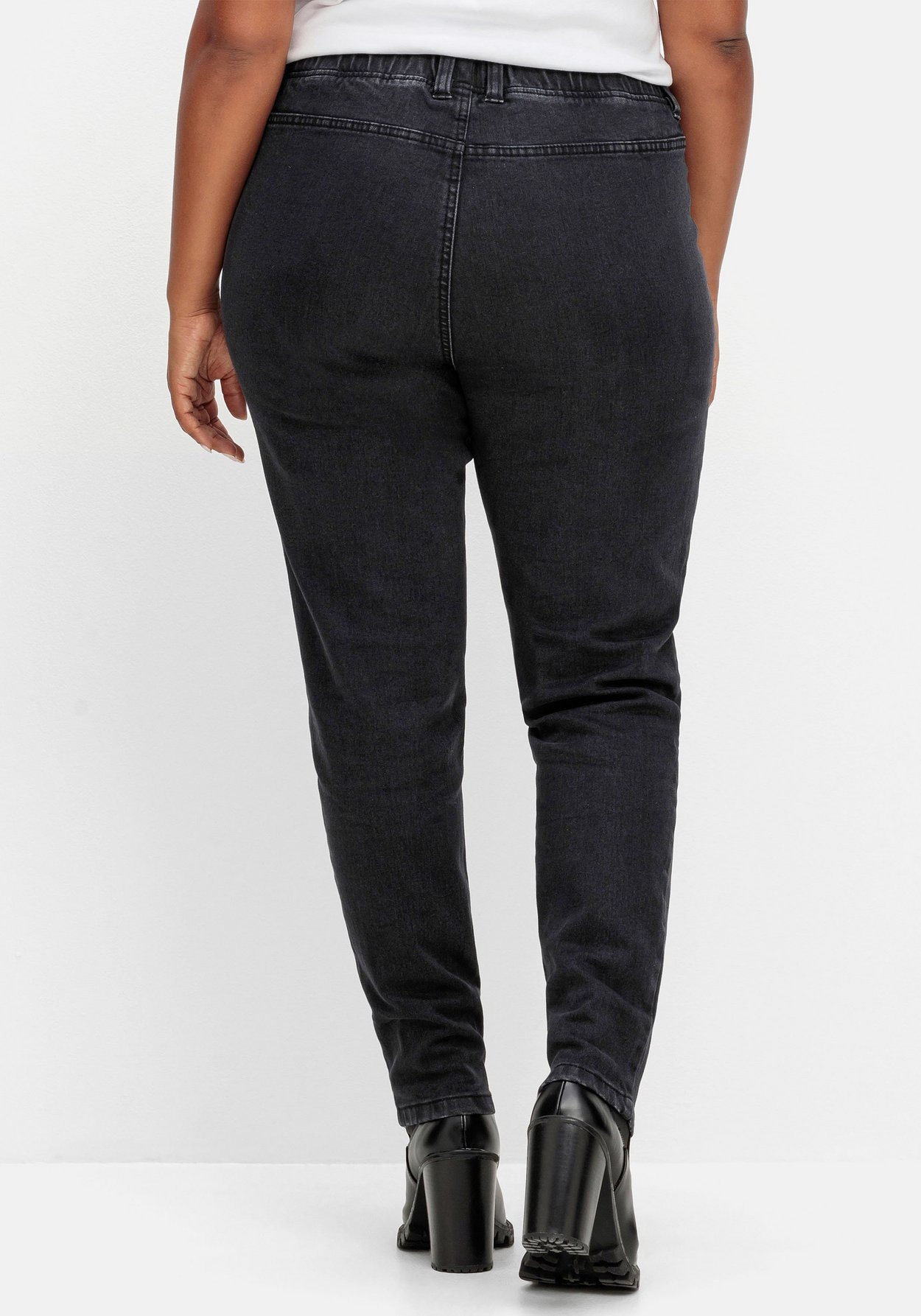 Sheego Stretch-Jeans »Skinny Thermojeans mit Schlupfbund, innen angeraut«
