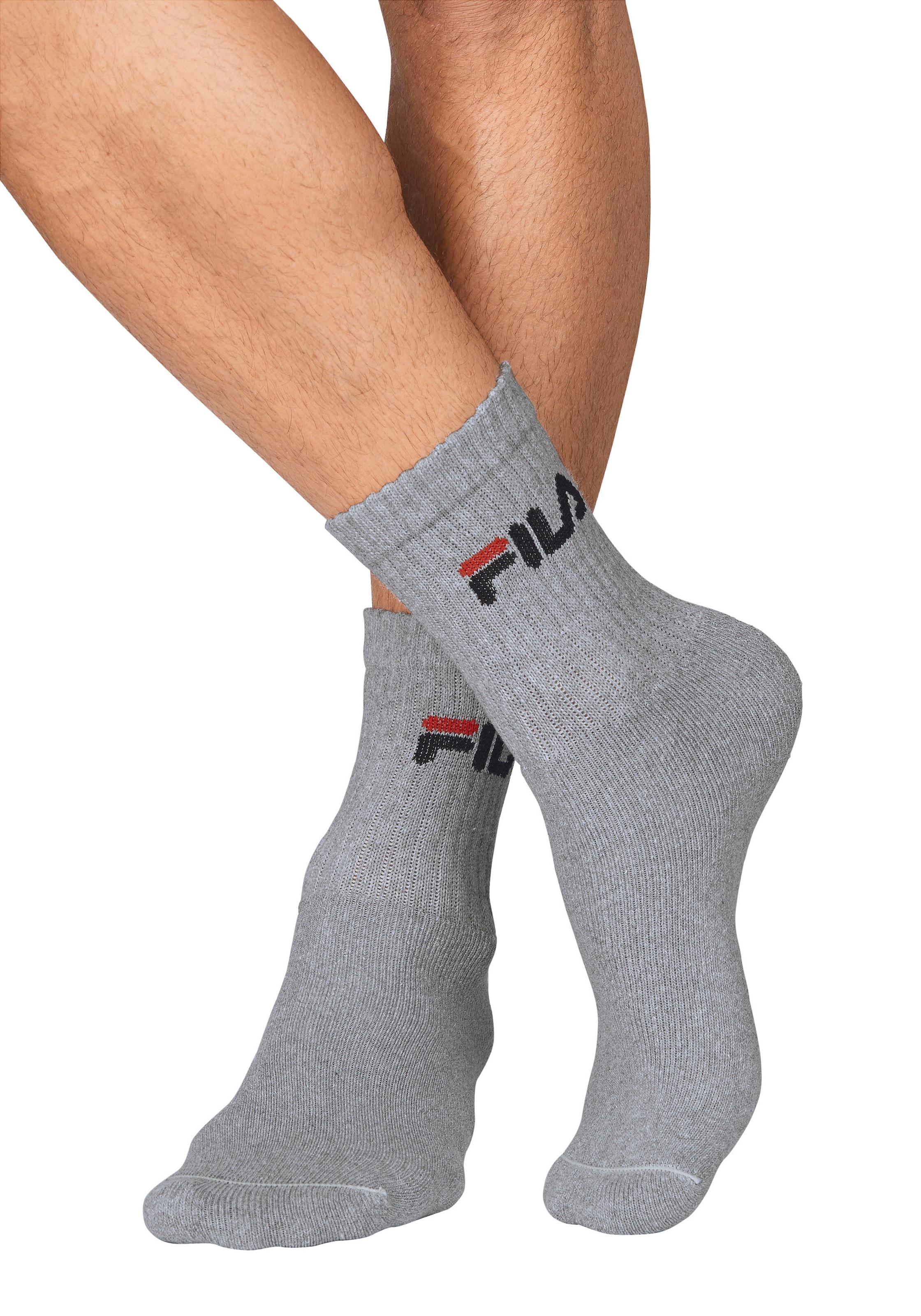 Fila Tennissocken, (6er Pack), mit eingestricktem Logo