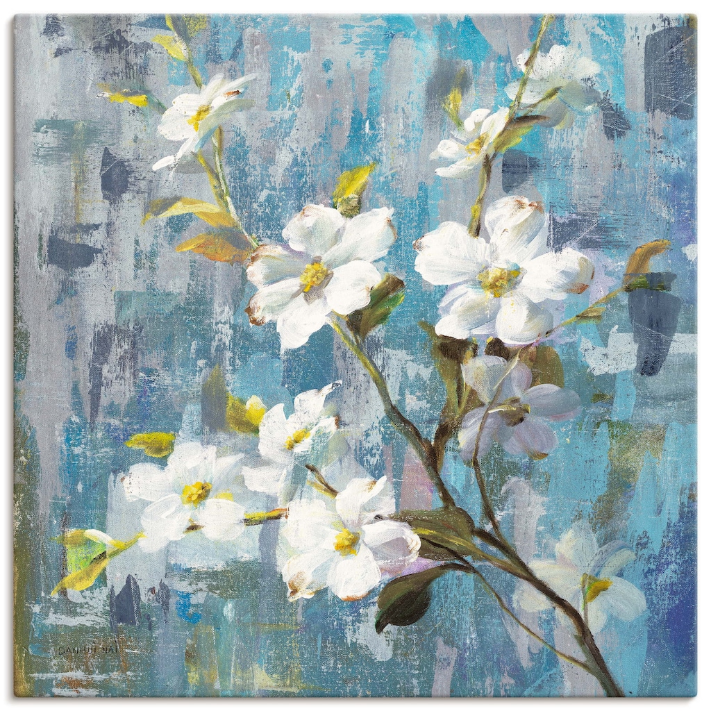 Artland Leinwandbild »Wundervolle Magnolie II«, Blumen, (1 St.)