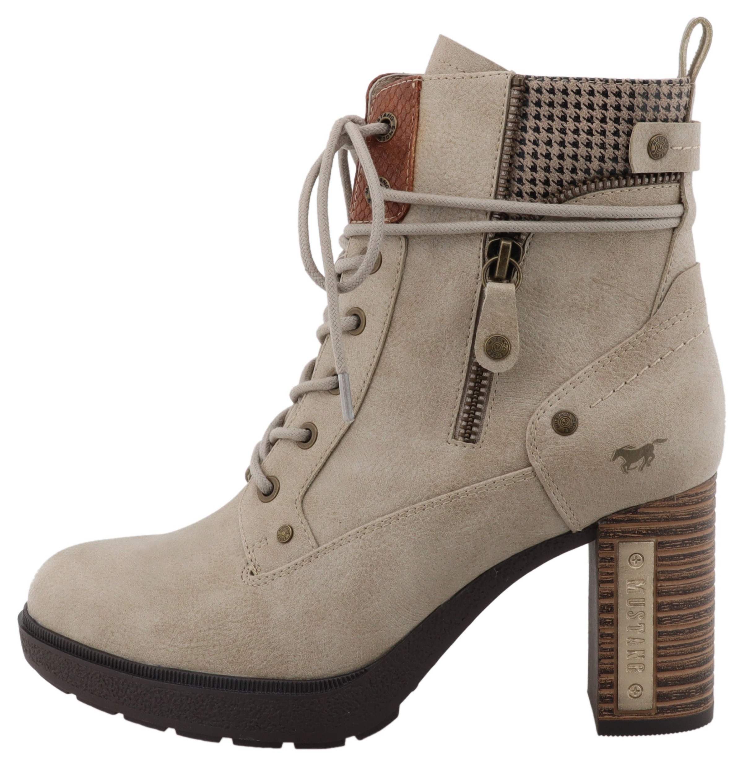 Mustang Shoes Winterstiefelette »Nana«  Schnürstiefelette mit wärmendem Textilfutter