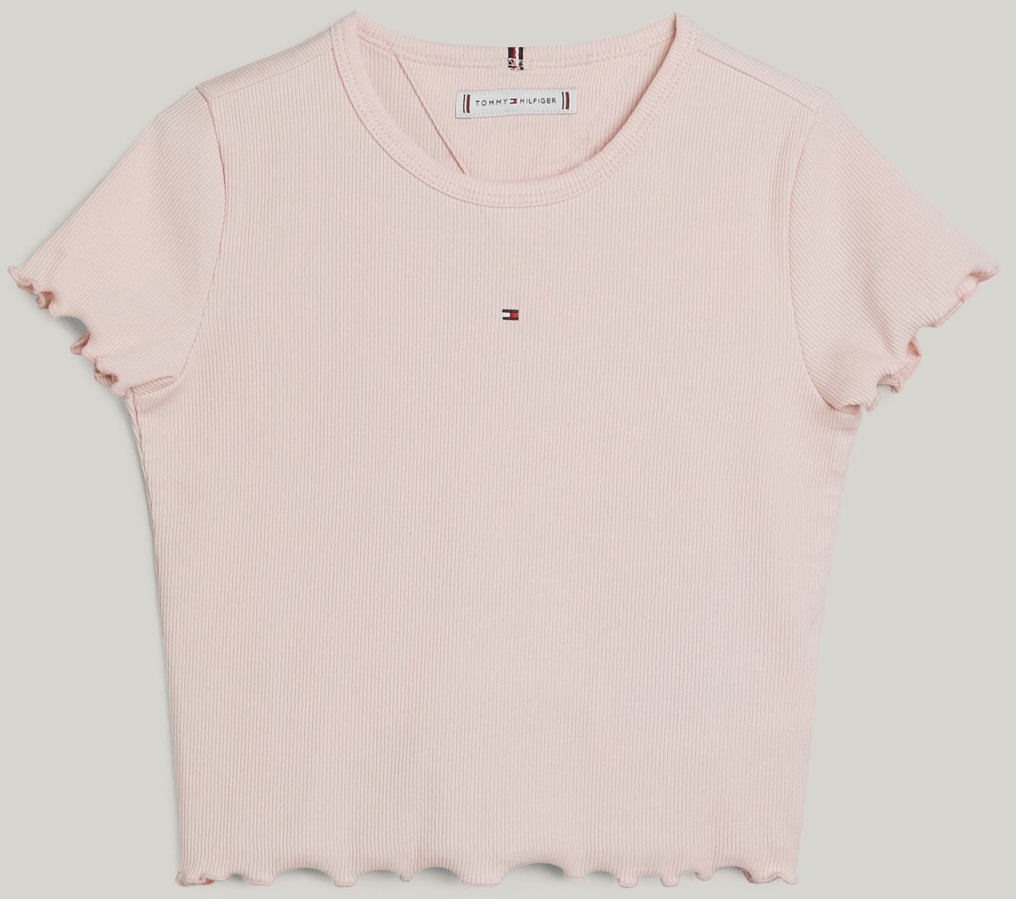 Tommy Hilfiger T-Shirt »ESSENTIAL RIB TOP S/S«, Kinder bis 16 Jahre