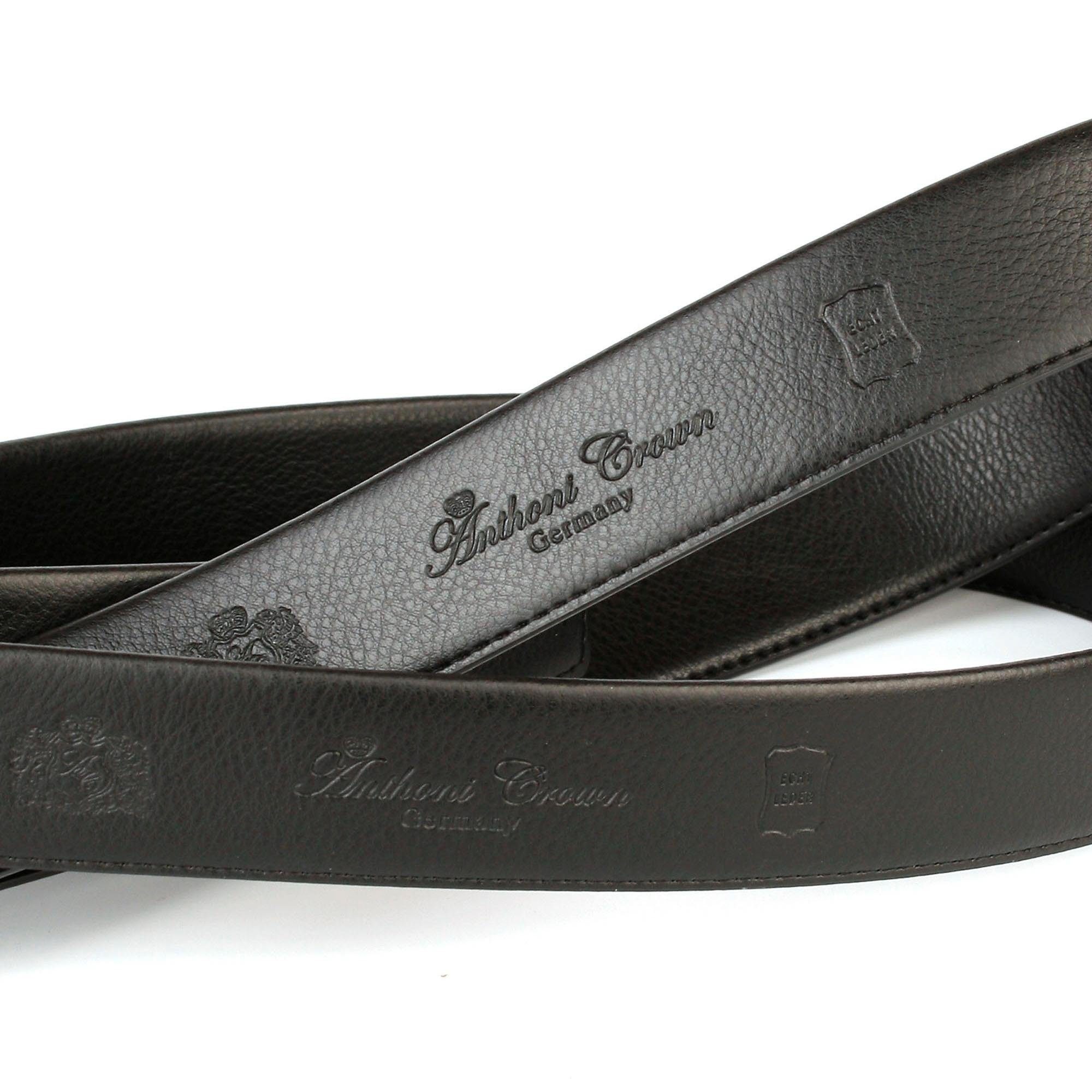 Anthoni Crown Ledergürtel in Hirschprägung