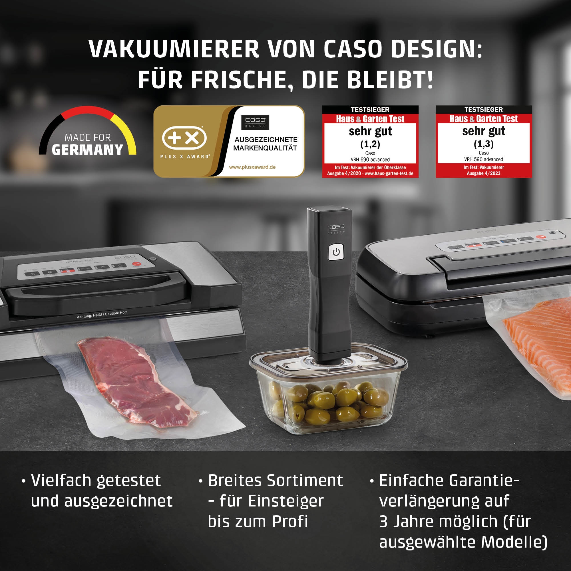 Caso Vakuumierer »1169 Vacu OneTouch Eco-Set«