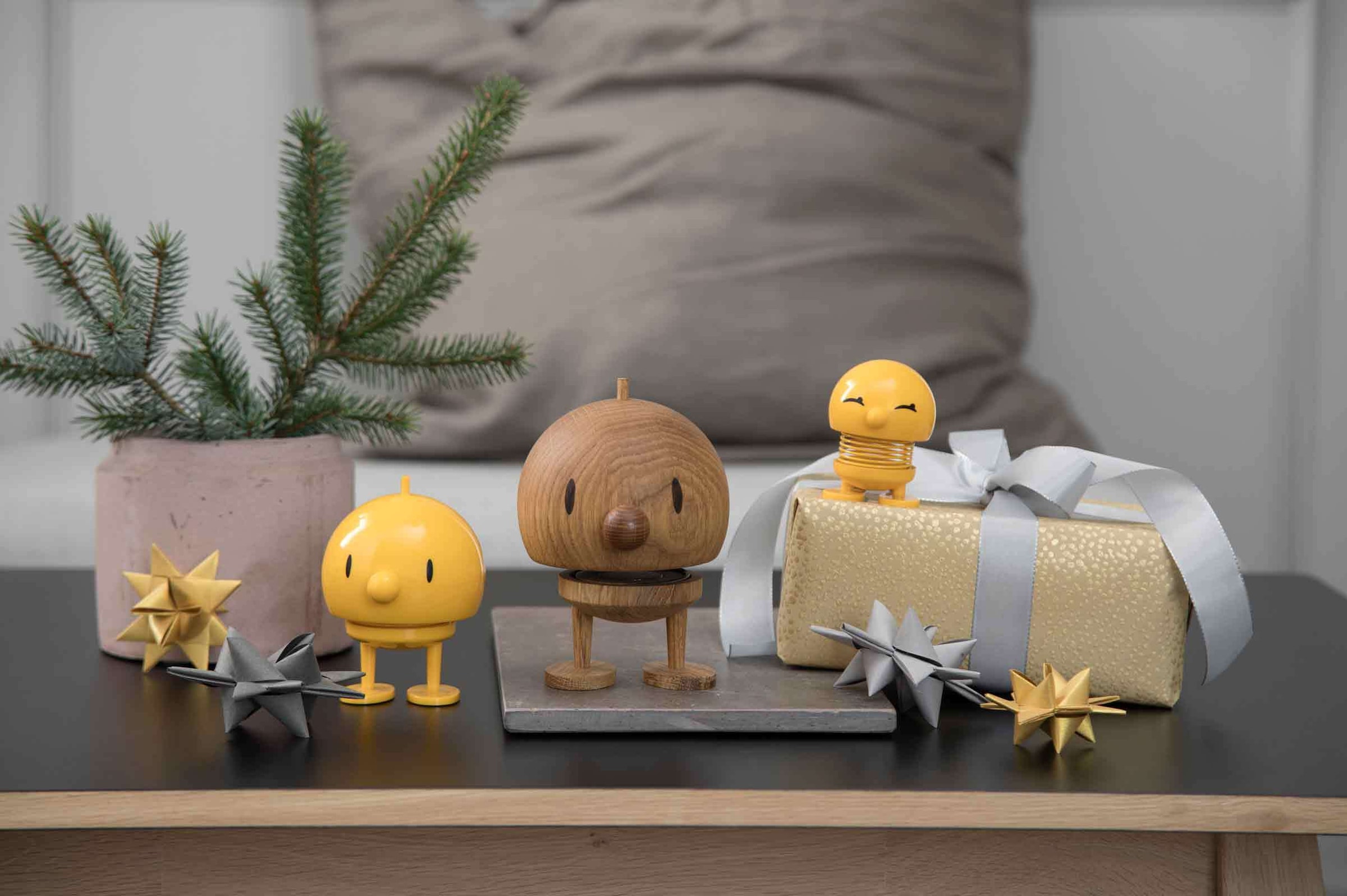 HOPTIMIST Dekofigur »Dekofigur Bimble 5,8 x 6,6 cm gelb«