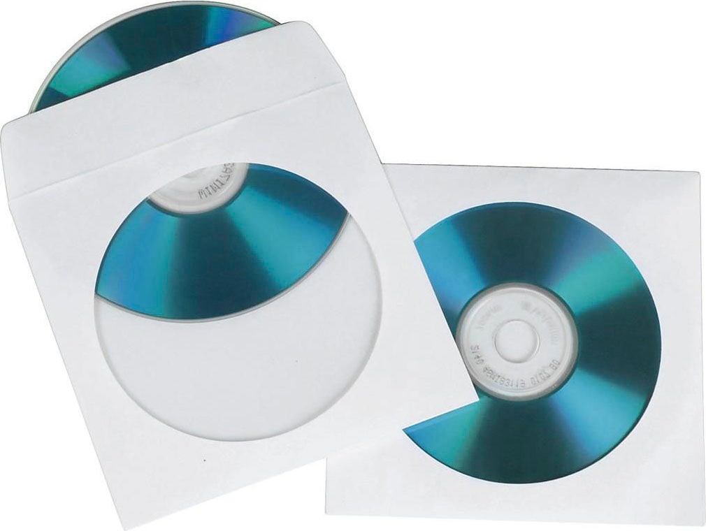 DVD-Hülle »CD-/DVD-/Blu-ray Papierhüllen, 100er-Pack«