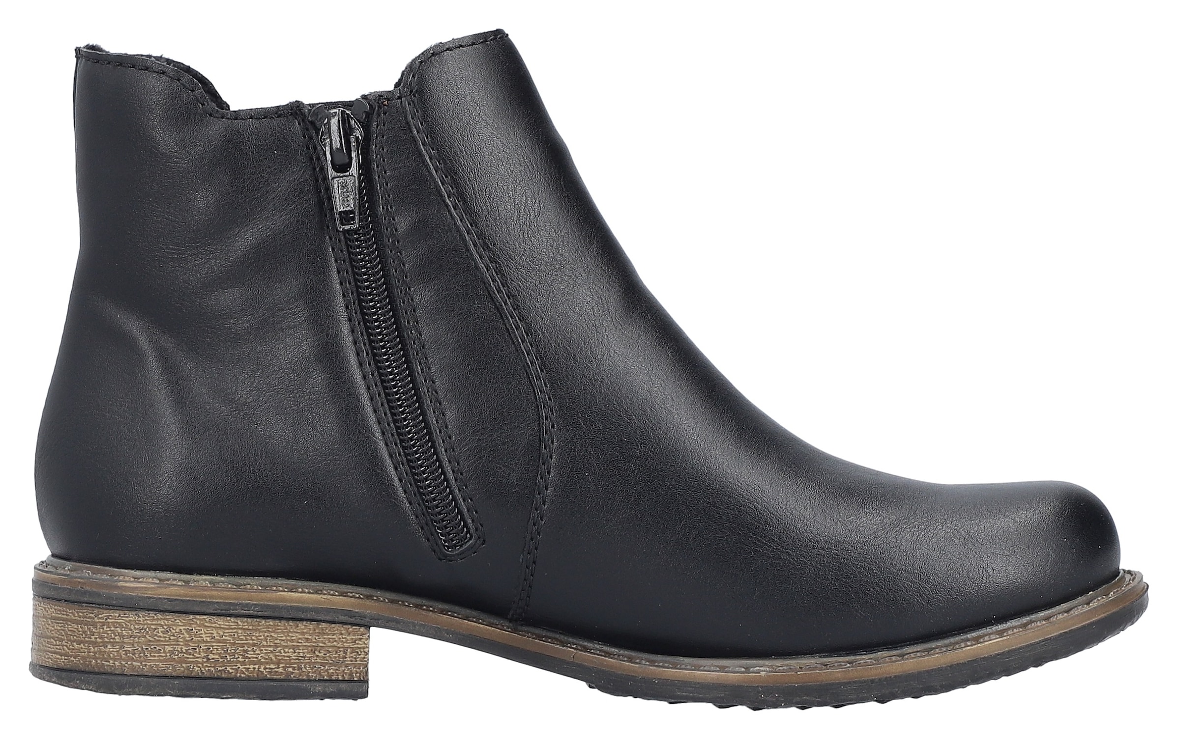 Rieker Chelseaboots, Stiefelette, Boots, Blockabsatz, mit elastischem Einsatz