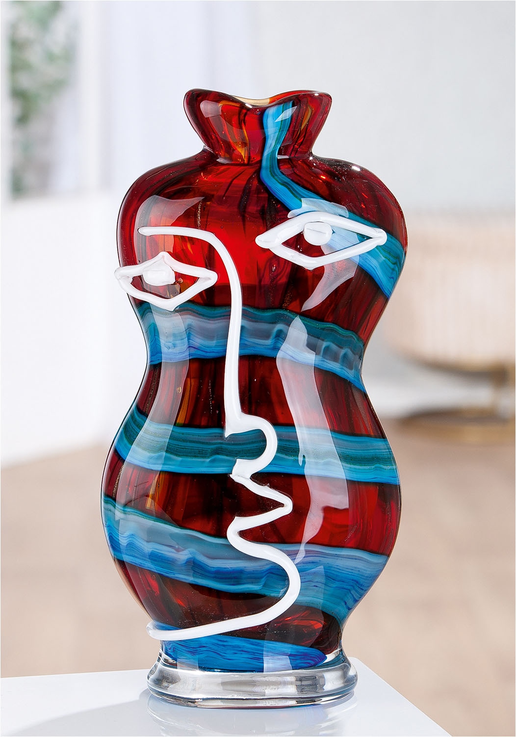 GILDE Tischvase »Gesichtsvase  Franco«