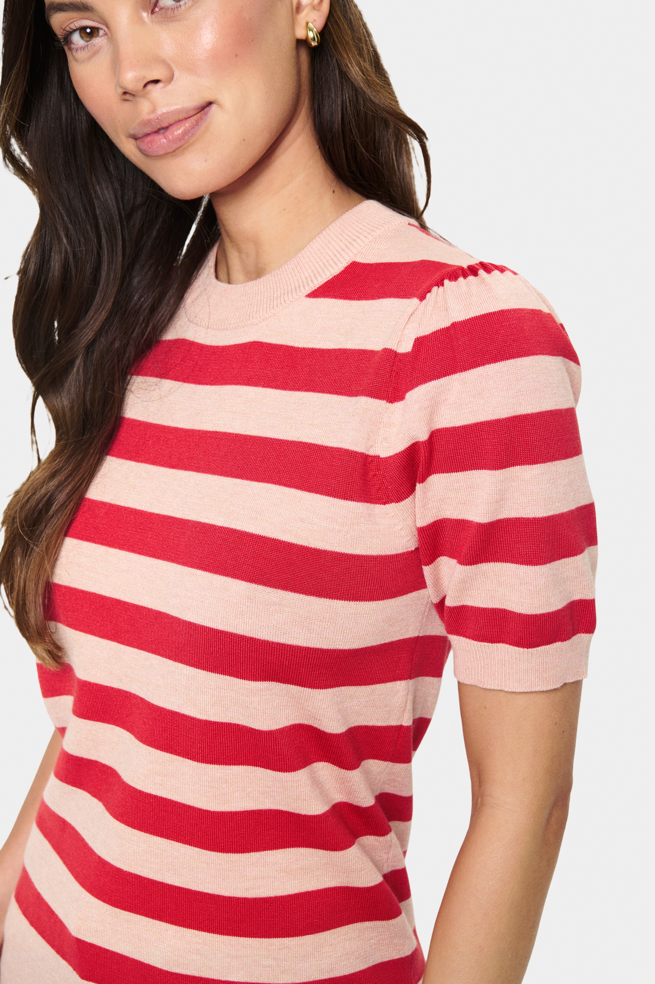Saint Tropez Strickpullover »MilaSZ SS Block Stripe Pullover«