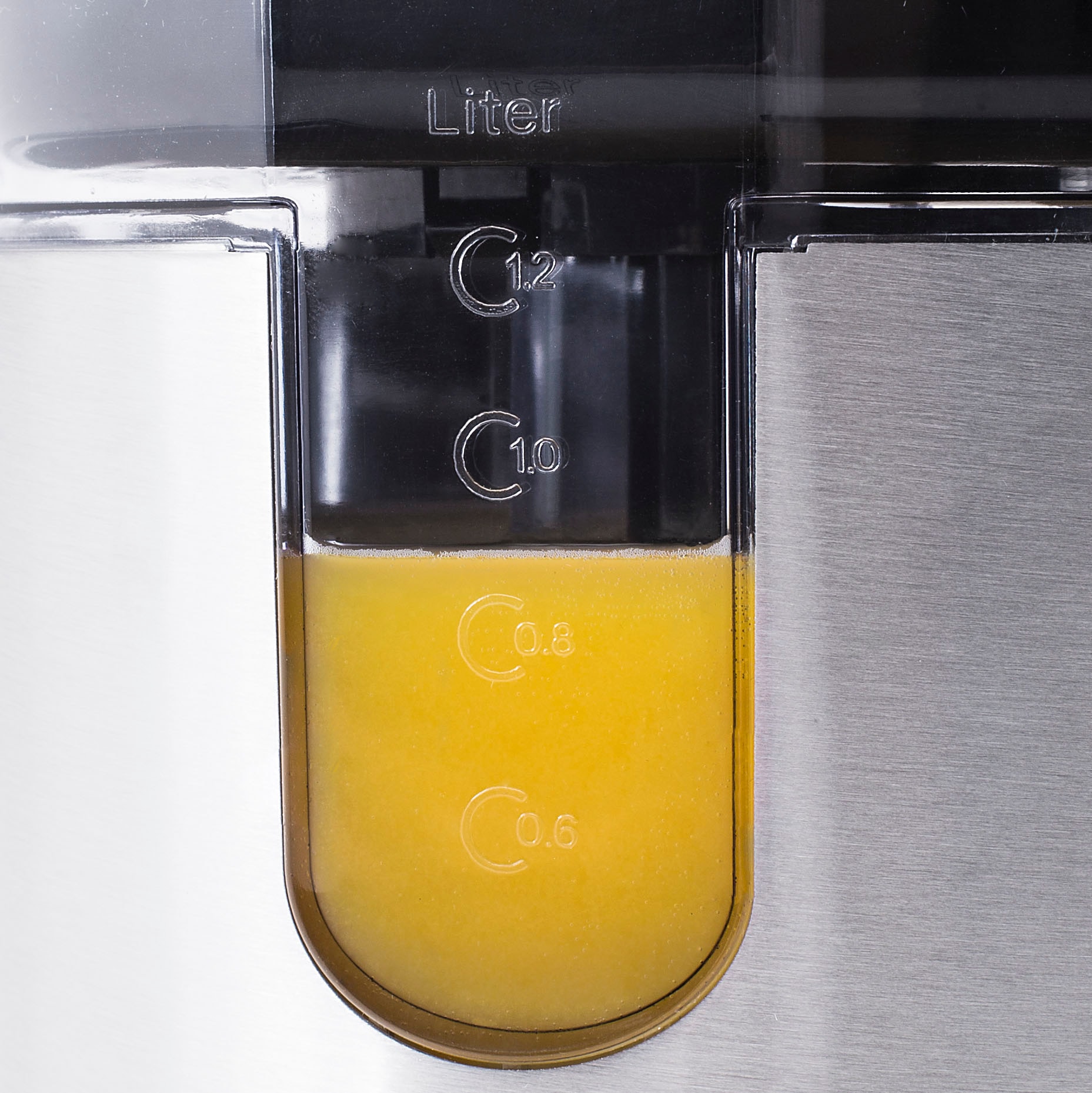 PRINCESS Entsafter »201975«, 40 W, Duo Juicer – Innovativer Zusatzsaftbehälter – Edelstahlausführung