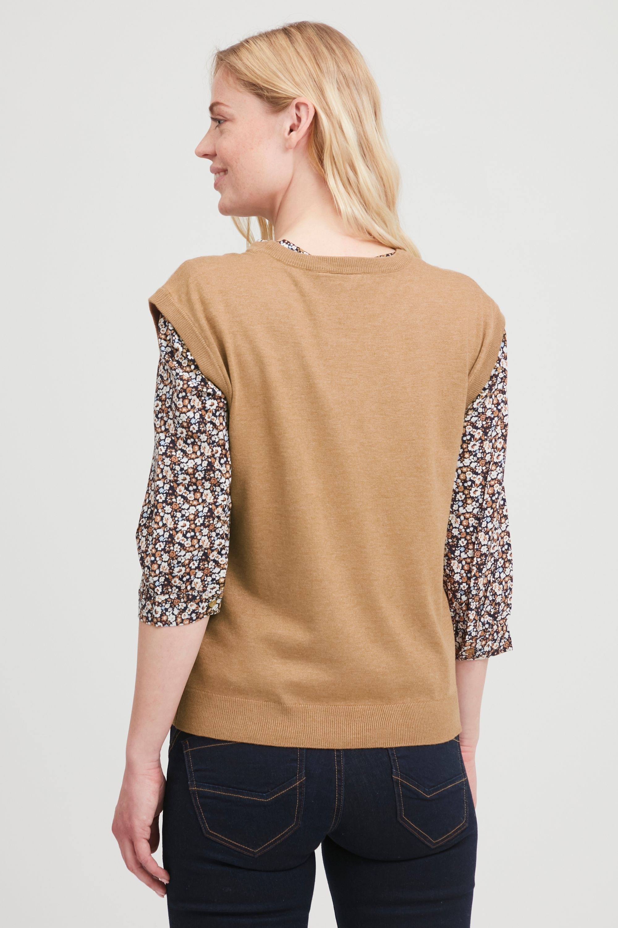 fransa Strickjacke »Kurzarmpullover FRZubasic«