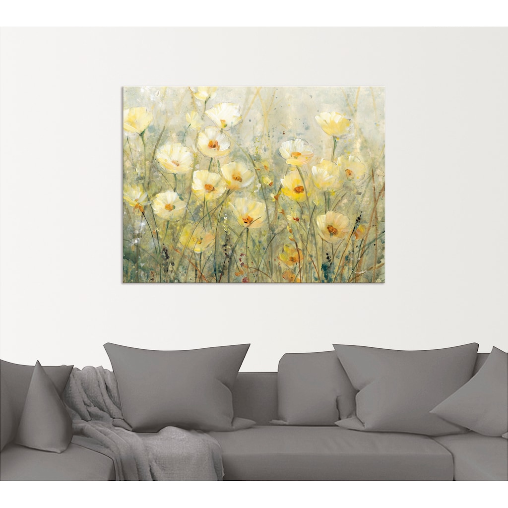 Artland Wandbild »Sommer in voller Blüte I«, Blumenwiese, (1 St.)