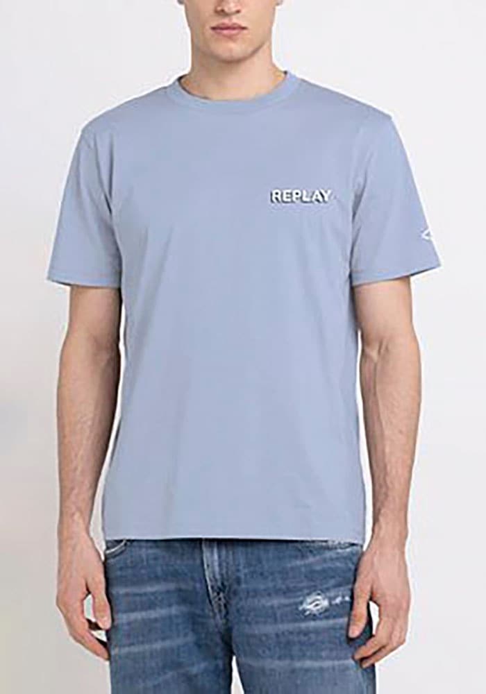 Replay T-Shirt, mit Logoschriftzug