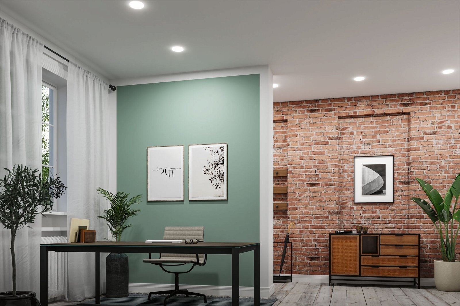 Paulmann LED Einbauleuchte »VariFit Veluna IP44 rund 75mm 4,5W 400lm 4000K Satin«, 1 flammig, Einbaupanel