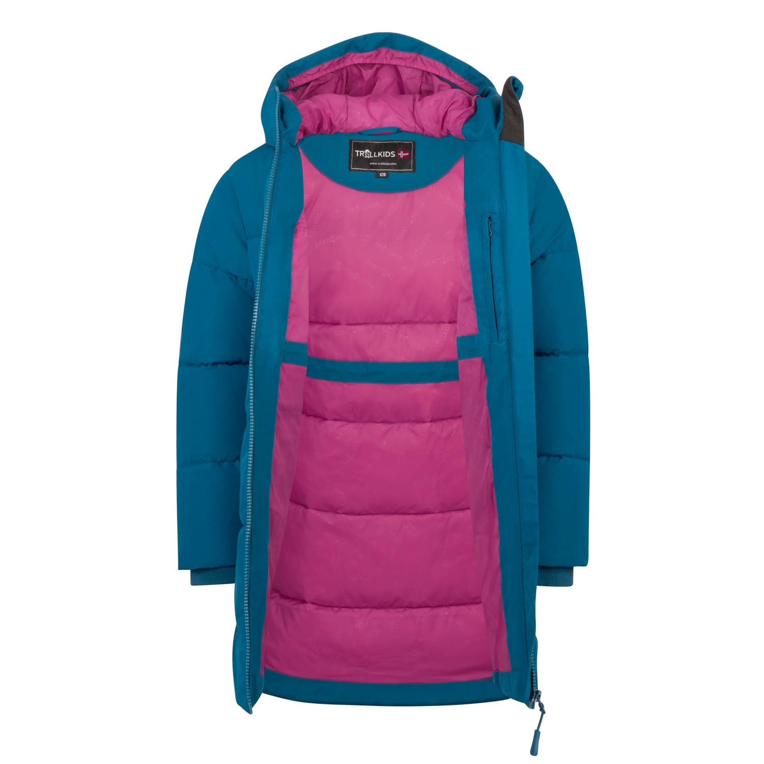 TROLLKIDS Wintermantel »GIRLS AURLAND COAT XT« Wintermantel, langer Schnitt, aus Polyester, mit fester Kapuze