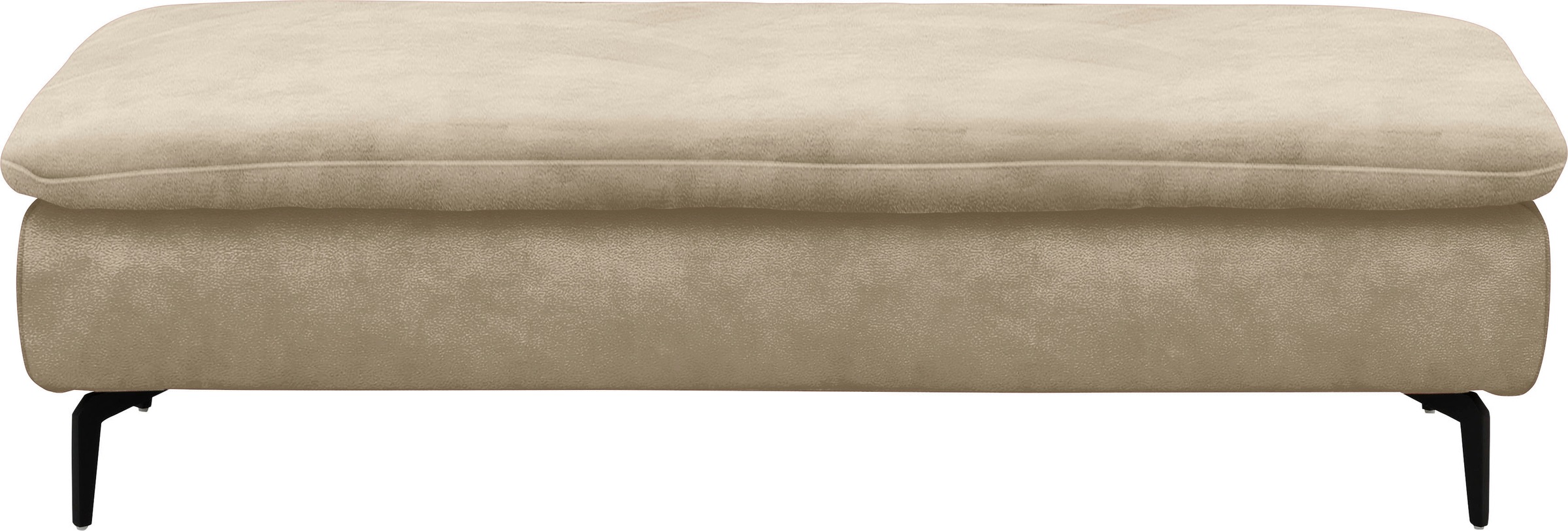W.SCHILLIG Ecksofa »valentinoo, Designsofa, bequem, elegant und zeitlos, L-Form«, (Set), inklusive Hocker, mit Sitztiefenverstellung, Breite 299 cm