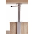 PRO Line Couchtisch, aus Holz, mit Funktion, höhenverstellbar mit Lift, mit Ablageboden, Bodenplatte, rechteckig