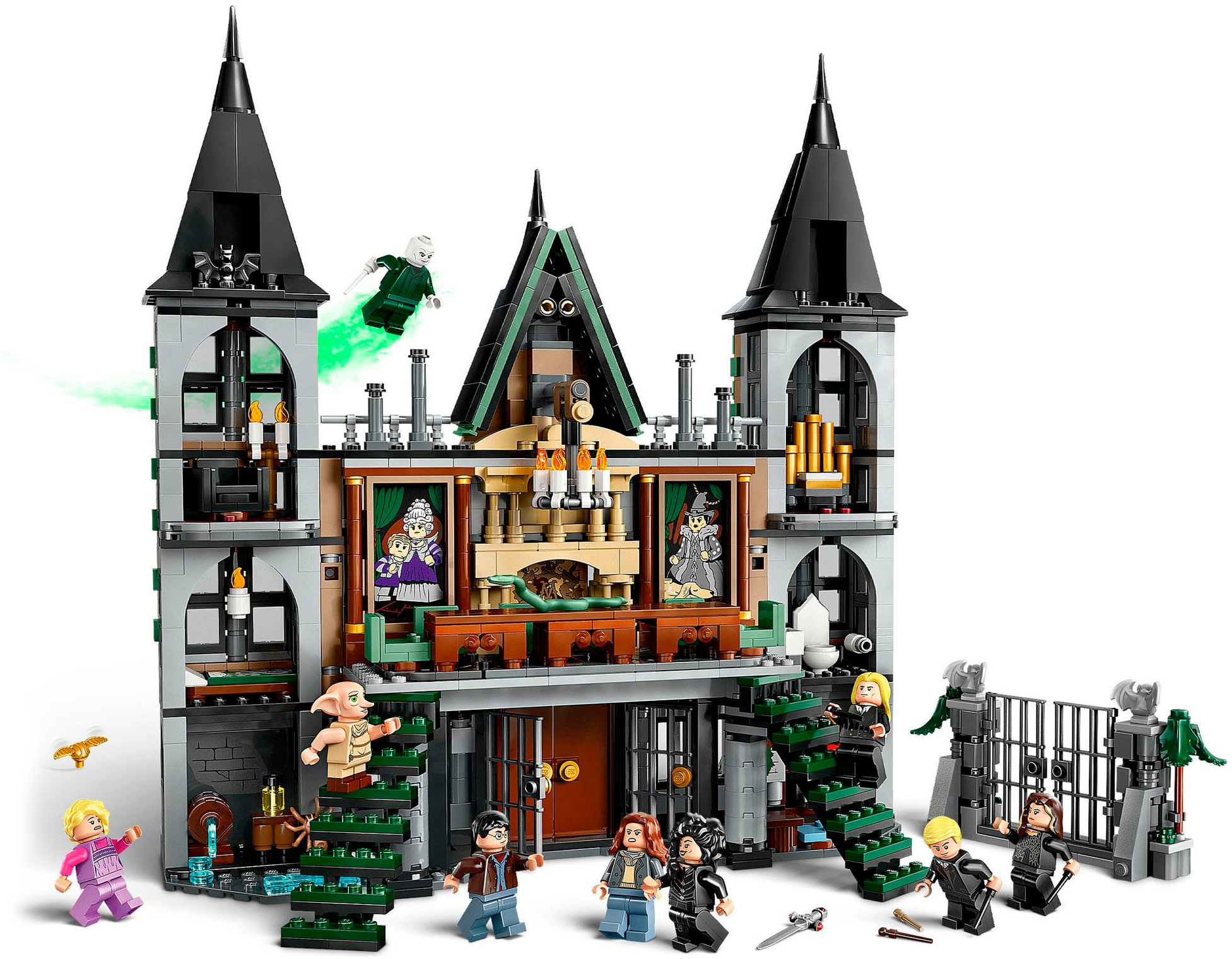 LEGO® Konstruktionsspielsteine »Landsitz der Familie Malfoy (76453), LEGO Harry Potter™«, (1601 St.), Made in Europe