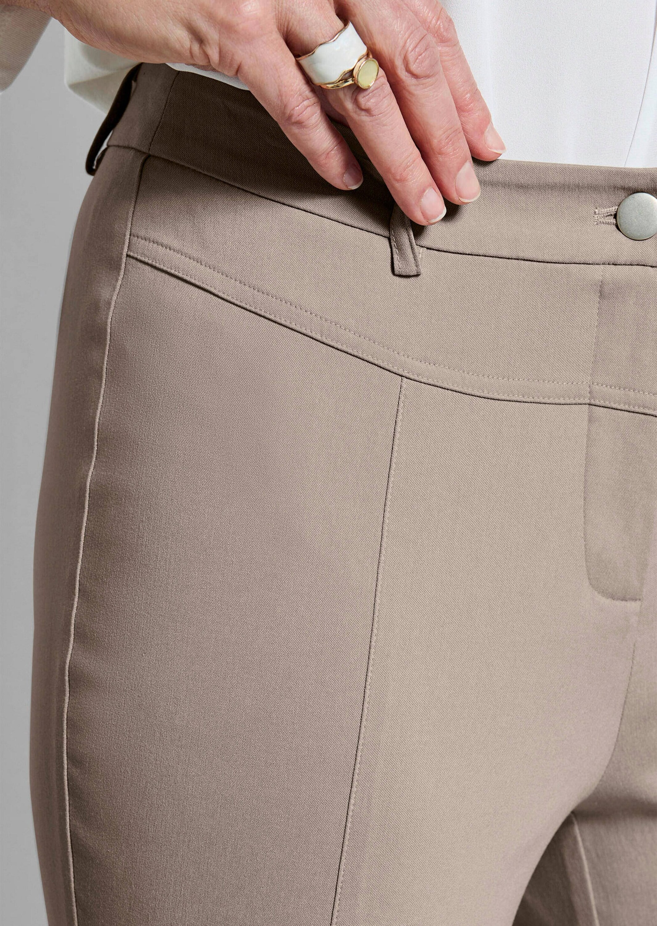 GOLDNER Stoffhose »Kurzgröße Bengalinhose LOUISA aus Super Stretch«