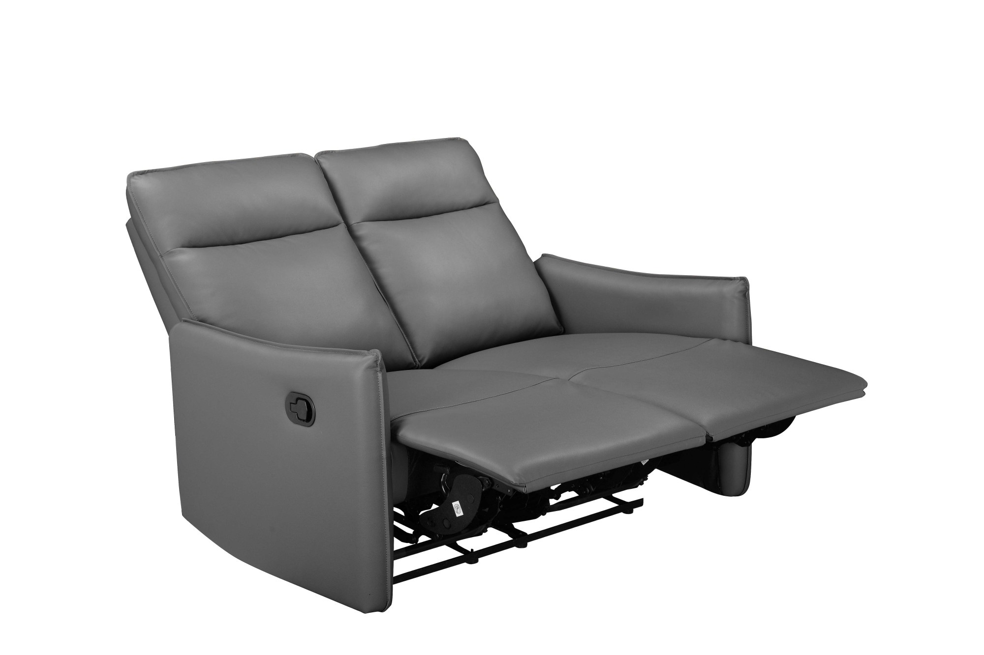 Dorel Home 2-Sitzer »Lugo, Kinosofa mit Reclinerfunktion in Kunstleder und Webstoff«, mit manueller Relaxfunktion in beiden Sitzen