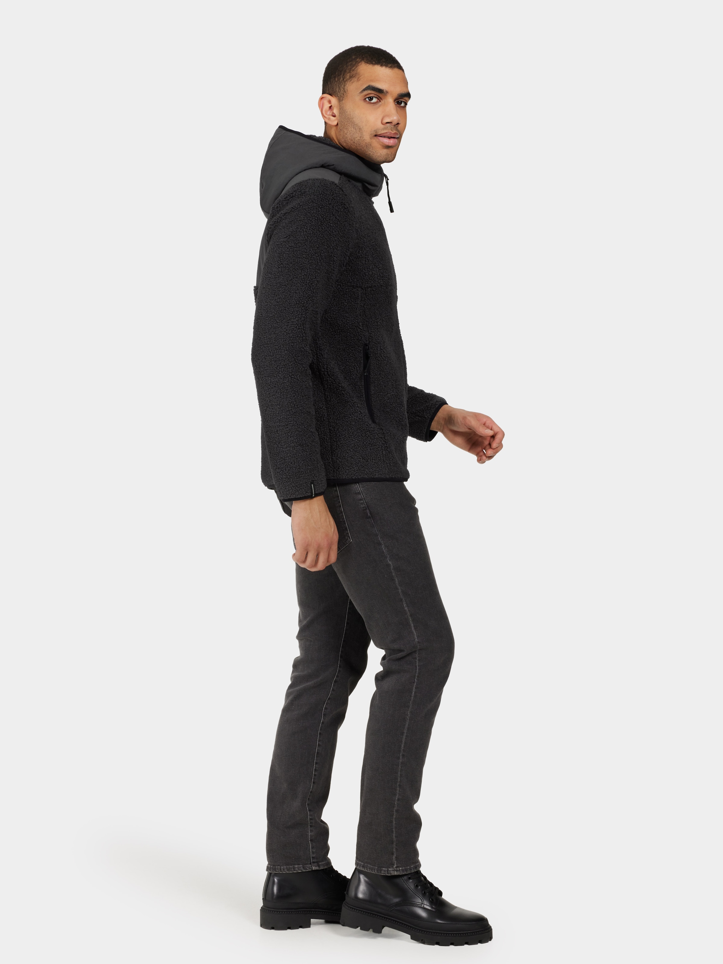 Didriksons Fleecejacke »BENNO USX FULLZIP«, mit Kapuze