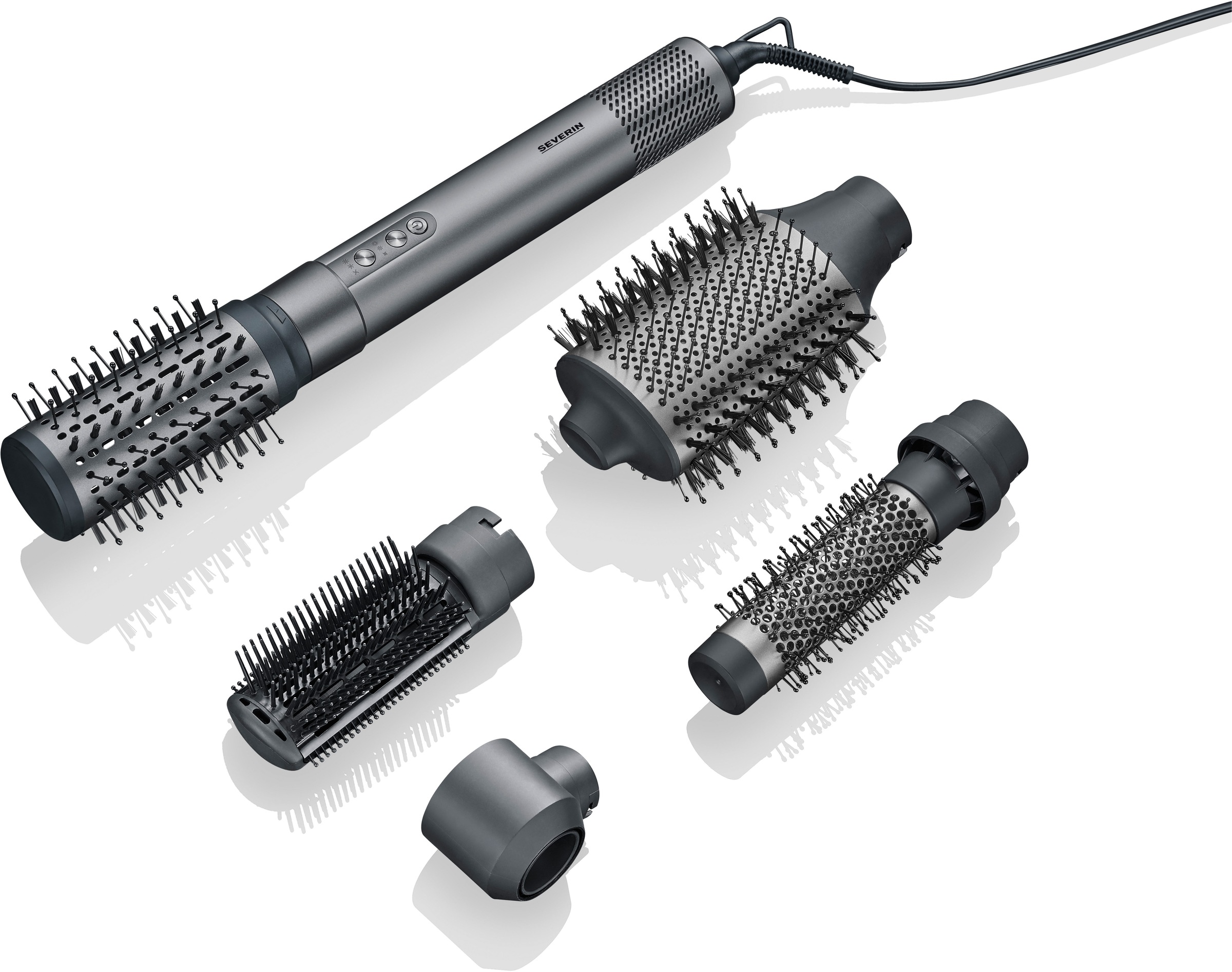 Severin Multihaarstyler »WL 0683 Multi Styler S-Style – „Multi Style Pro“«, 5 Aufsätze, Anti-Frizz-Technologie, Ionen-Technologie, Kaltluftstufe