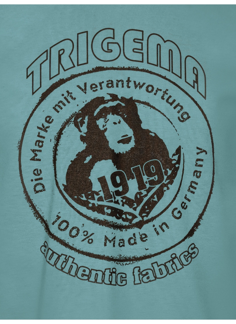 Trigema T-Shirt »TRIGEMA T-Shirt mit großem Printmotiv "TRIGEMA 1919"«, (1 tlg.)