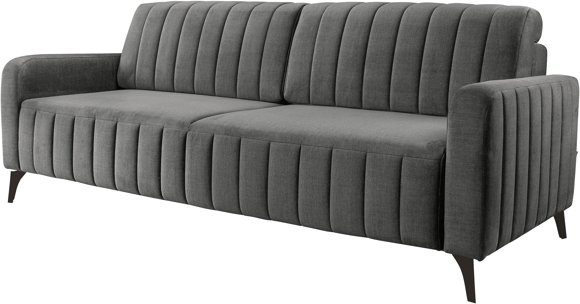 exxpo - sofa fashion 3-Sitzer »Grande, hochwertiges Schlafsofa aus Microvelours, OTTOs Choice«, mit Bettfunktion und Bettkasten, komfortabler Federkern