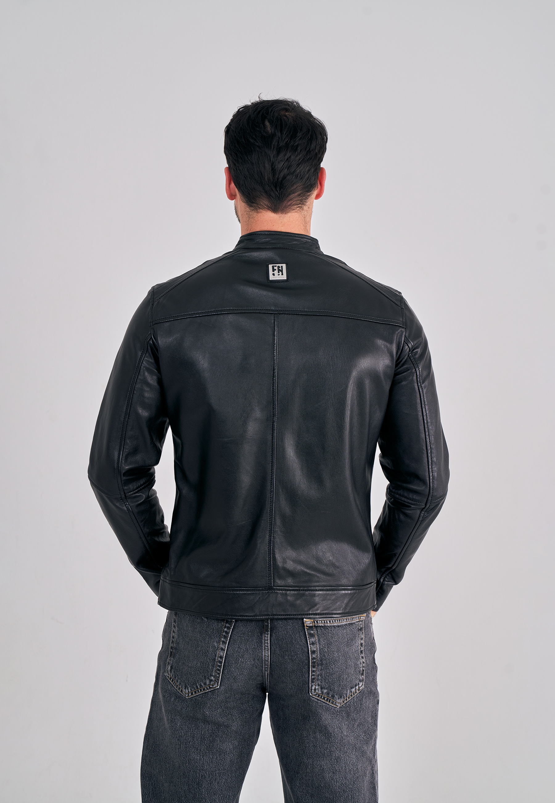 Freaky Nation Lederjacke »Lucky Jim-FN«