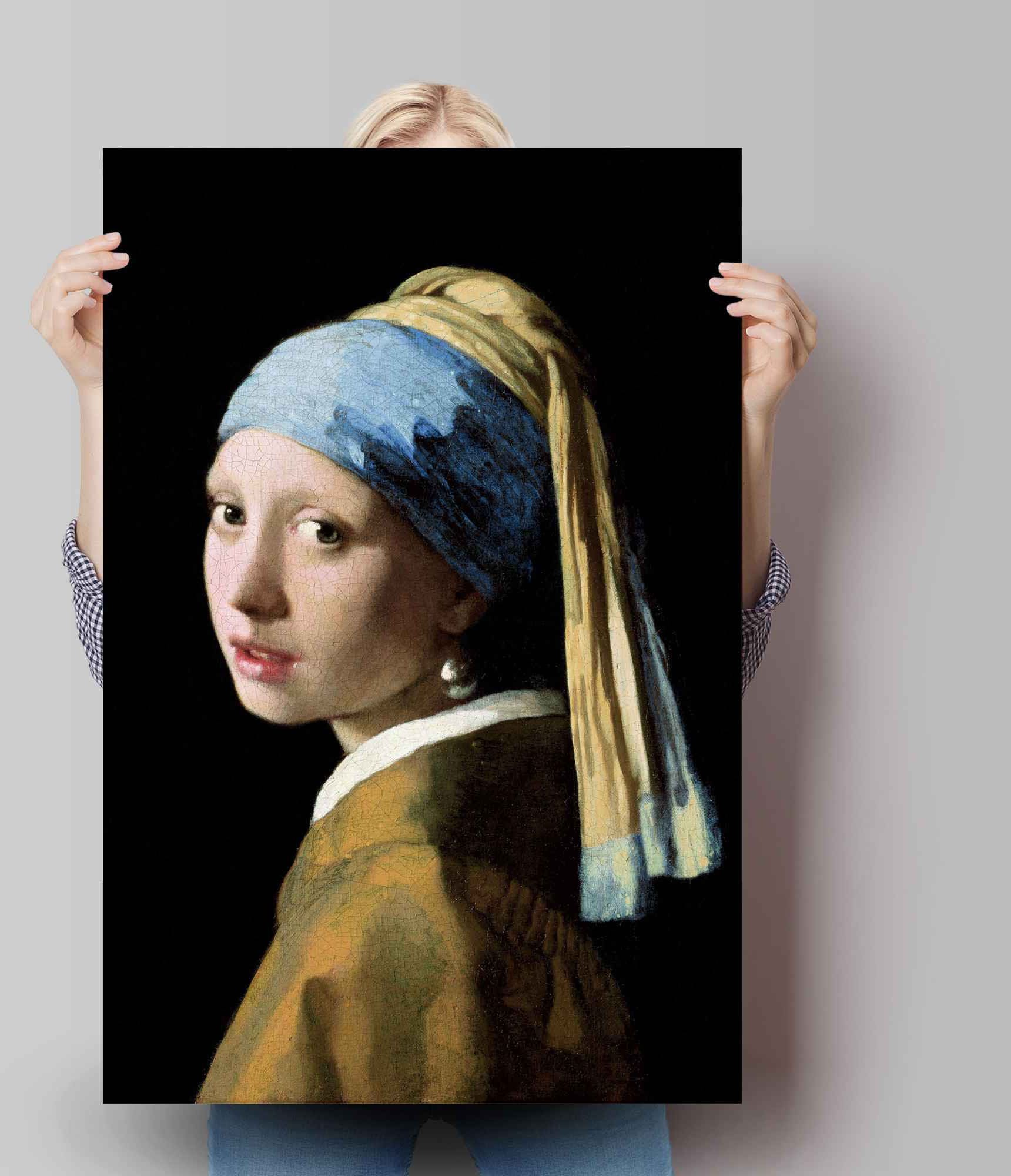 Das Poster Vermeer«, dem Jan St.) Menschen, Mädchen (1 »Poster Perlenohrgehänge auf Reinders! kaufen mit Rechnung
