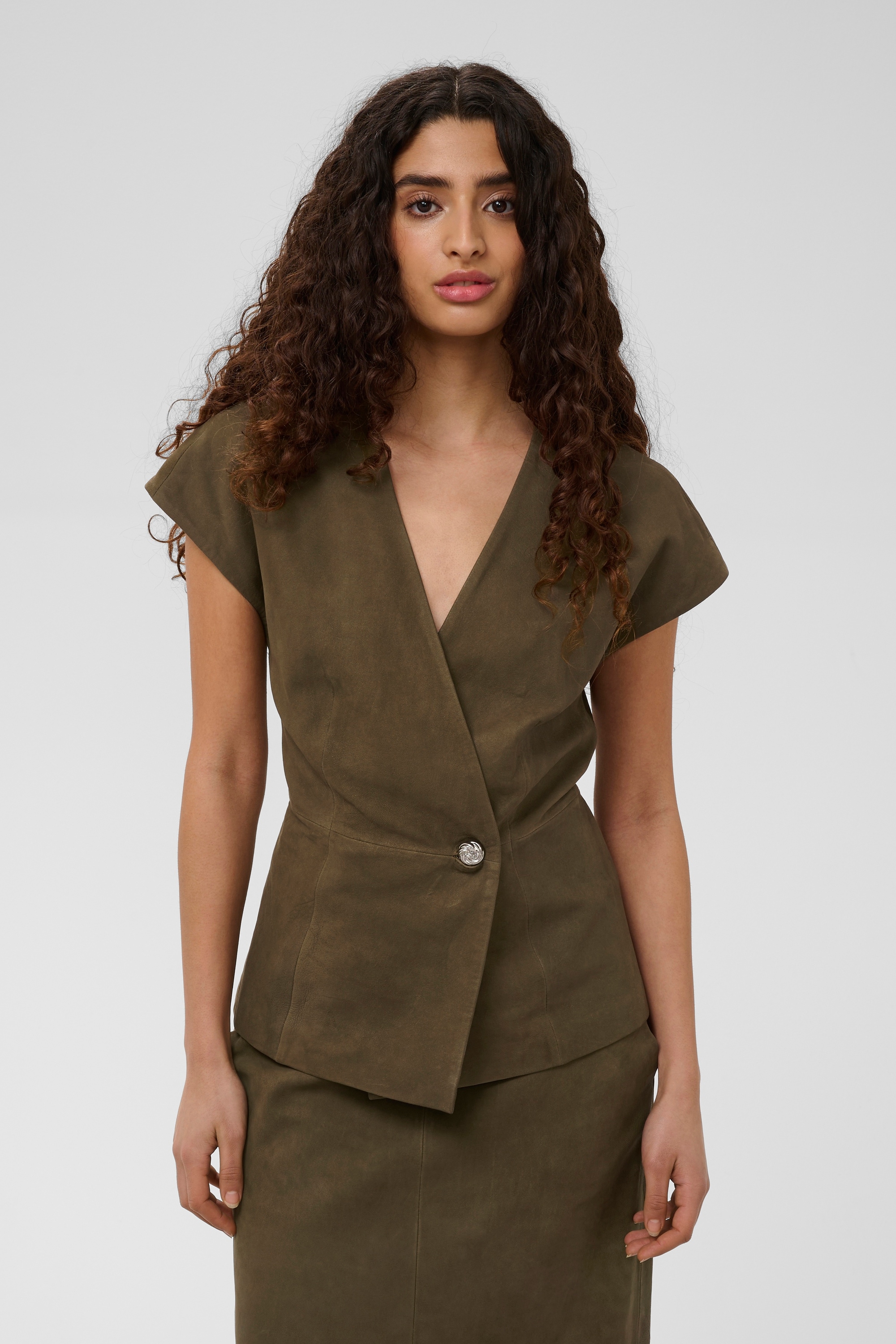 SOAKED IN LUXURY Kurzarmbluse »Damen Bluse kurzarm SLParvati«