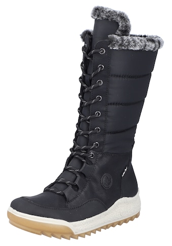 Winterstiefel, mit Fellimitat-Besatz am Schaftrand