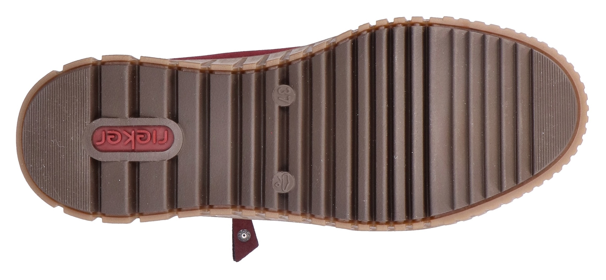 Rieker Winterboots  Plateaustiefelette, Schnürboots mit Warmfutter und TEX-Ausstattung