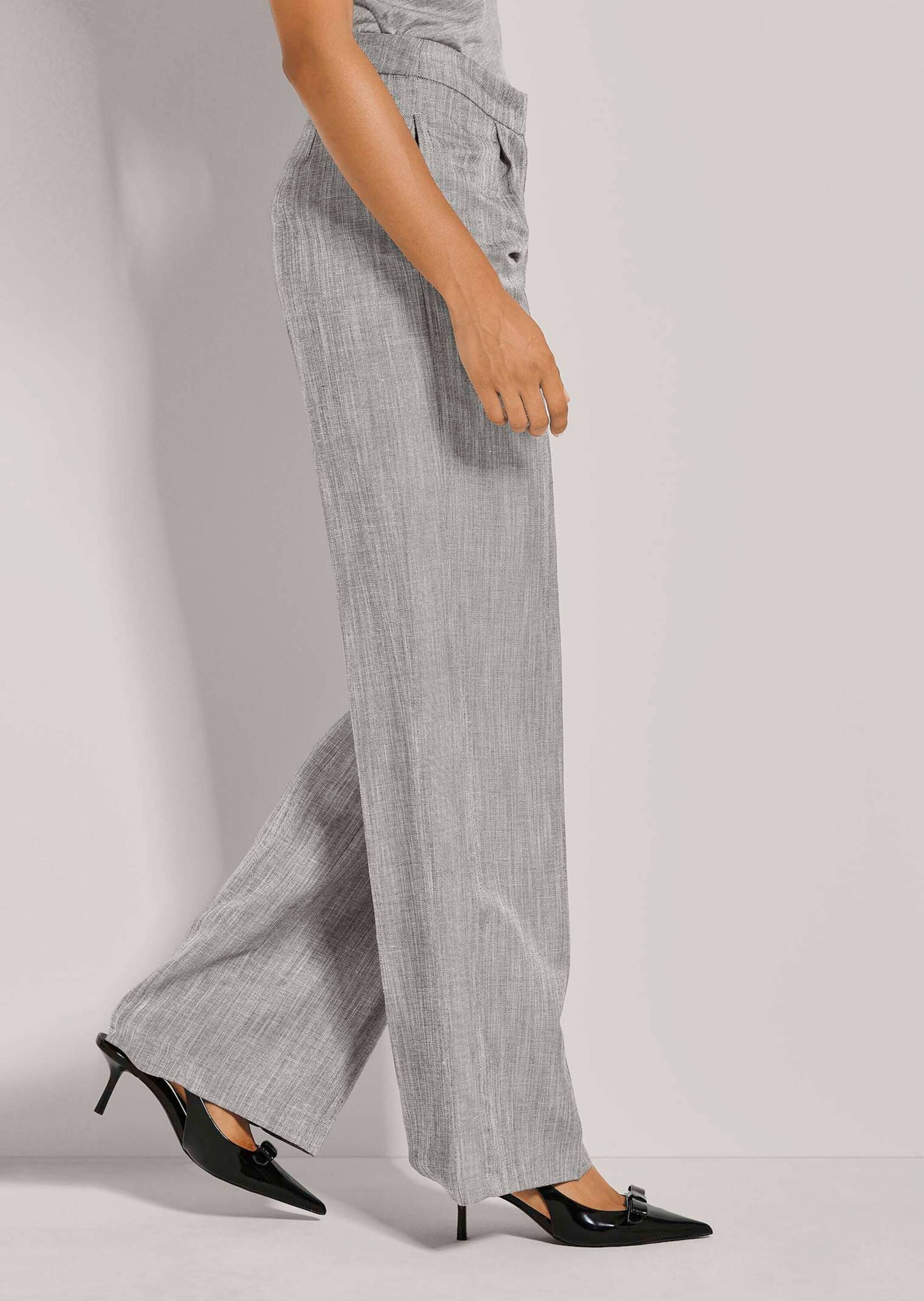 MADELEINE Bügelfaltenhose »Hose Weite Hose mit Bügelfalten«