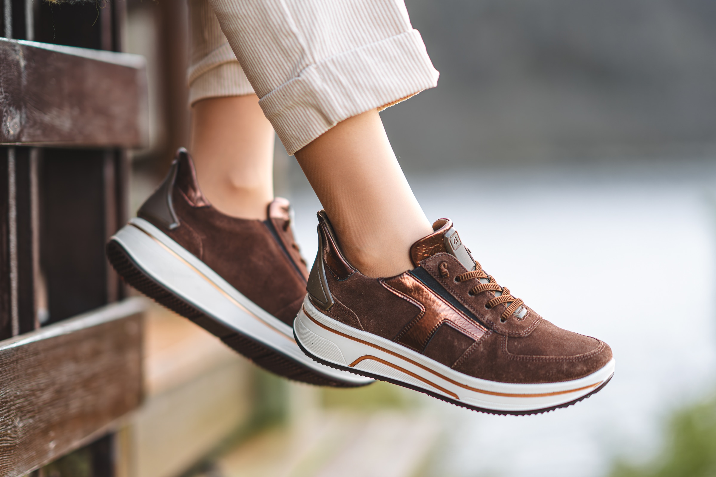 Ara Sneaker »SAPPORO«  Plateausneaker, Schnürschuh in Komfortweite H (= sehr weit)