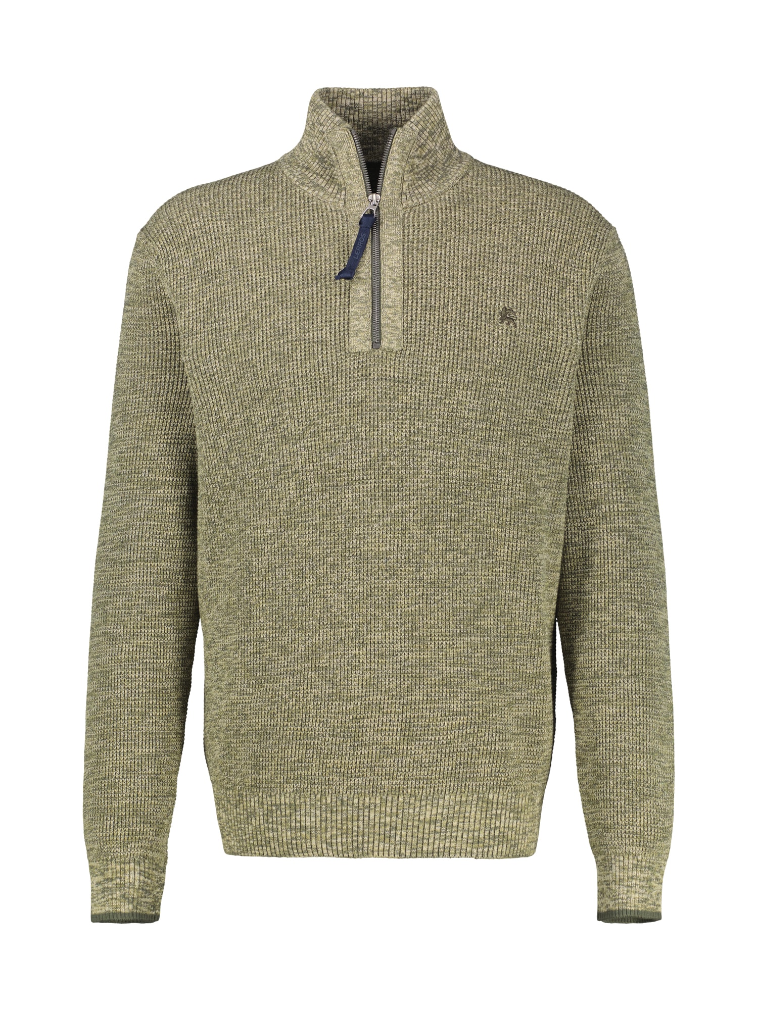 LERROS Strickpullover »Herren Troyer in Twist-Struktur«