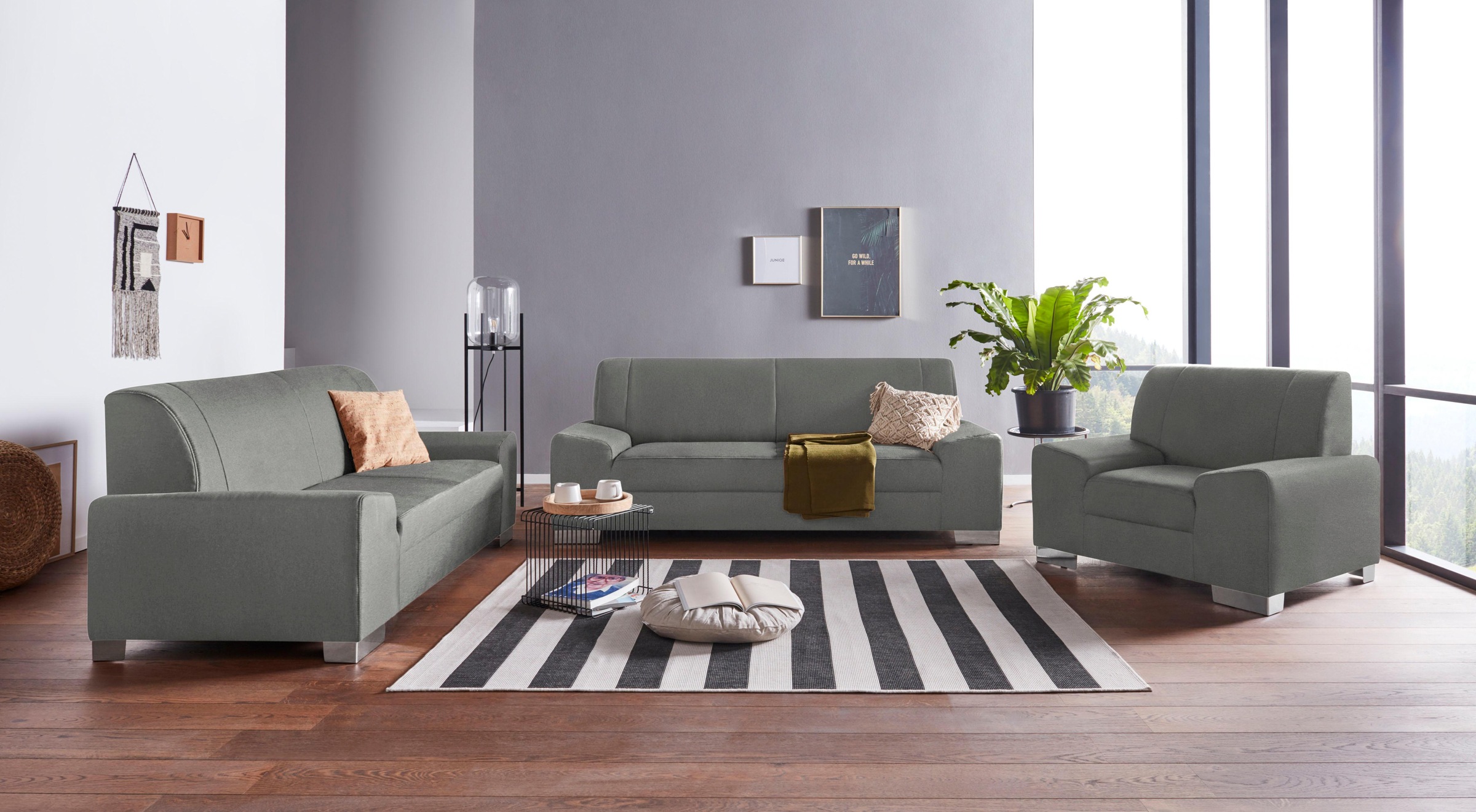 DOMO collection Sessel »Anzio«, wahlweise mit Federkern
