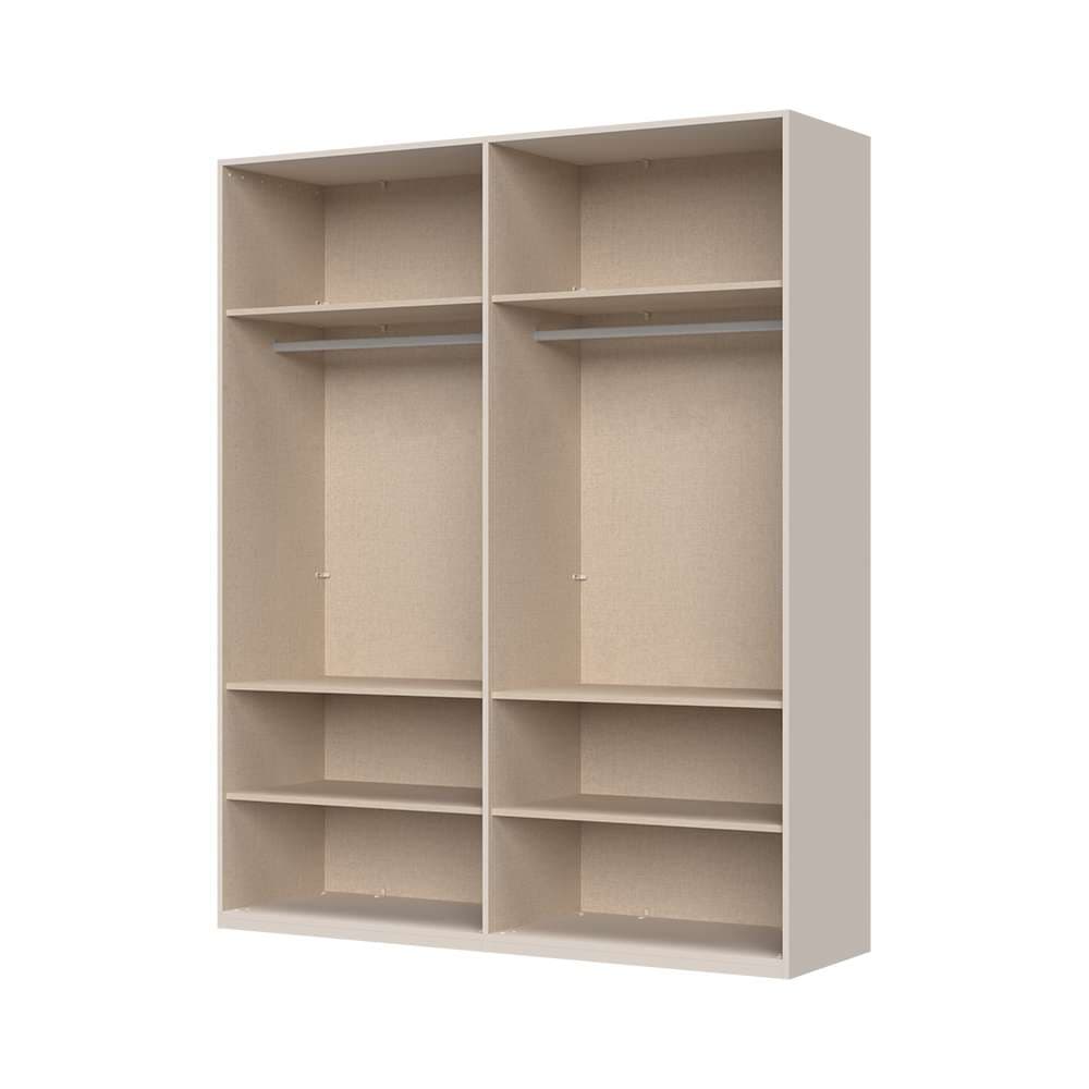 Places of Style Drehtürenschrank »Opera Parsol-Glastüren, LED-Glasbodenbeleuchtung, mit und ohne Kranz«, Glastüren, UV-Lack, LED-Innenbeleuchtung, Soft-Close-Funktion