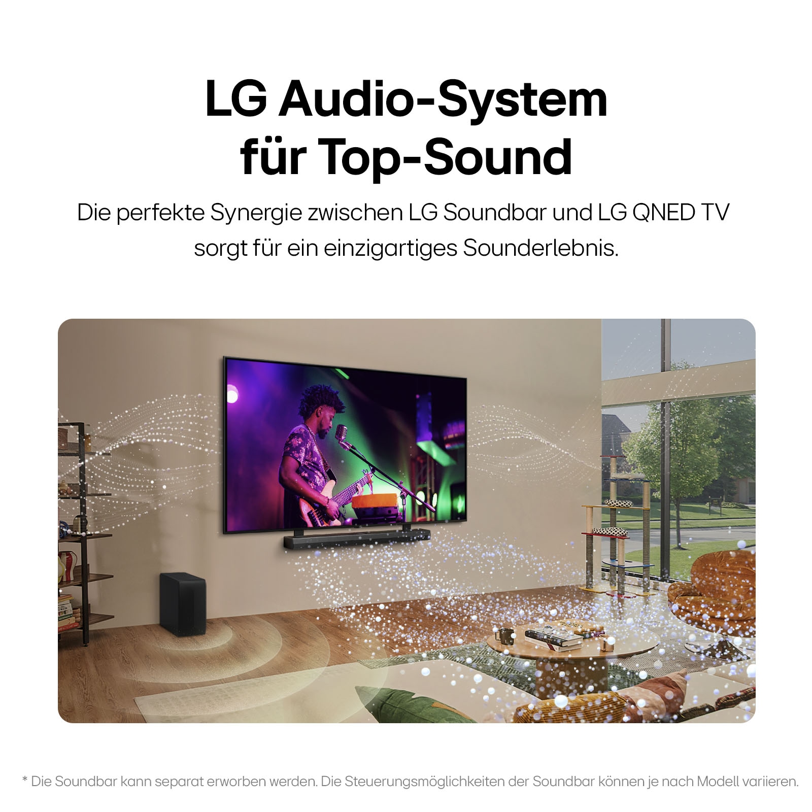 LG QNED-Fernseher »75QNED85T6C«, 4K Ultra HD, Smart-TV