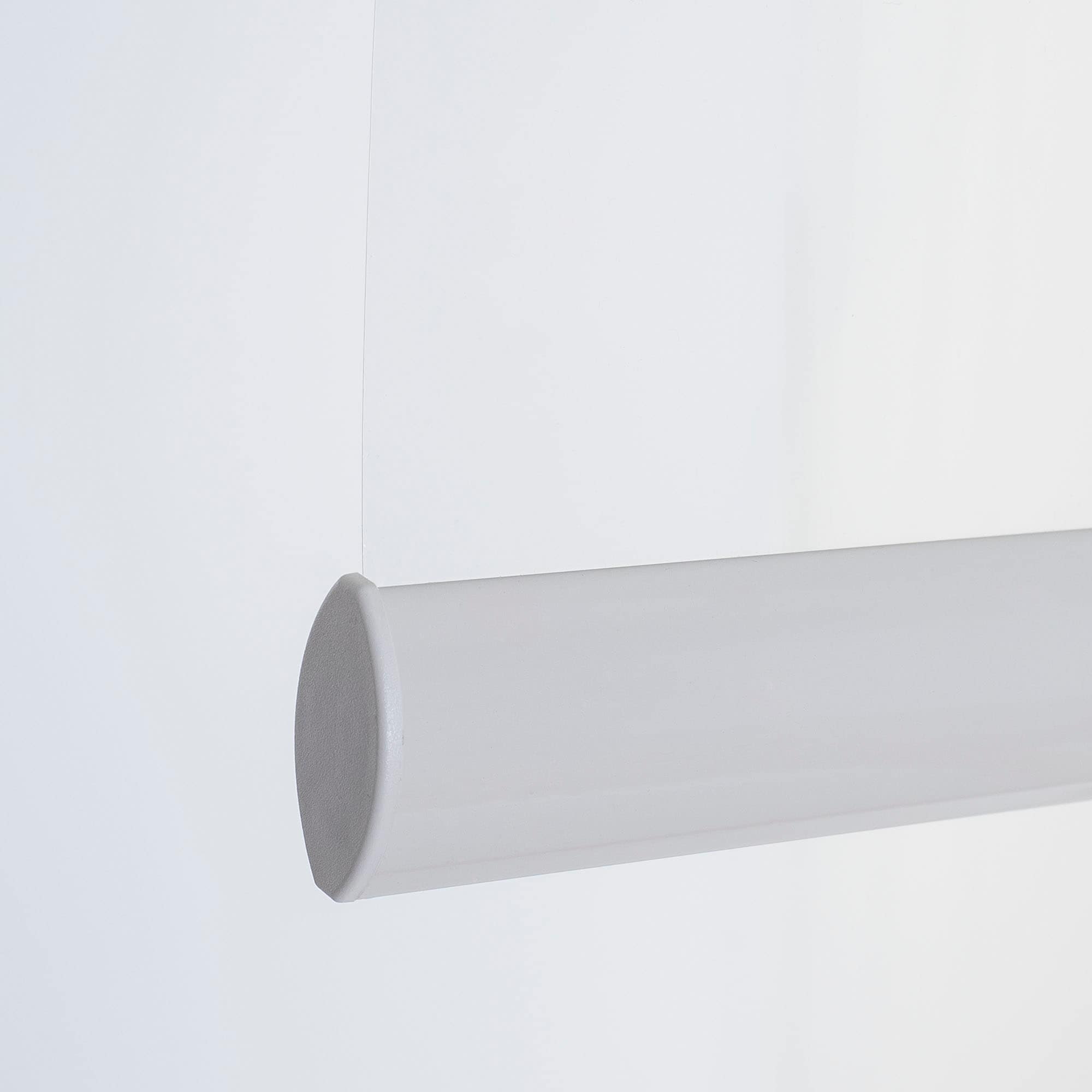 Liedeco Seitenzugrollo »Infektionsschutzrollo« transparent mit Bohren freihängend Infektionsschutzrollo Trennwand Transparentes Rollo