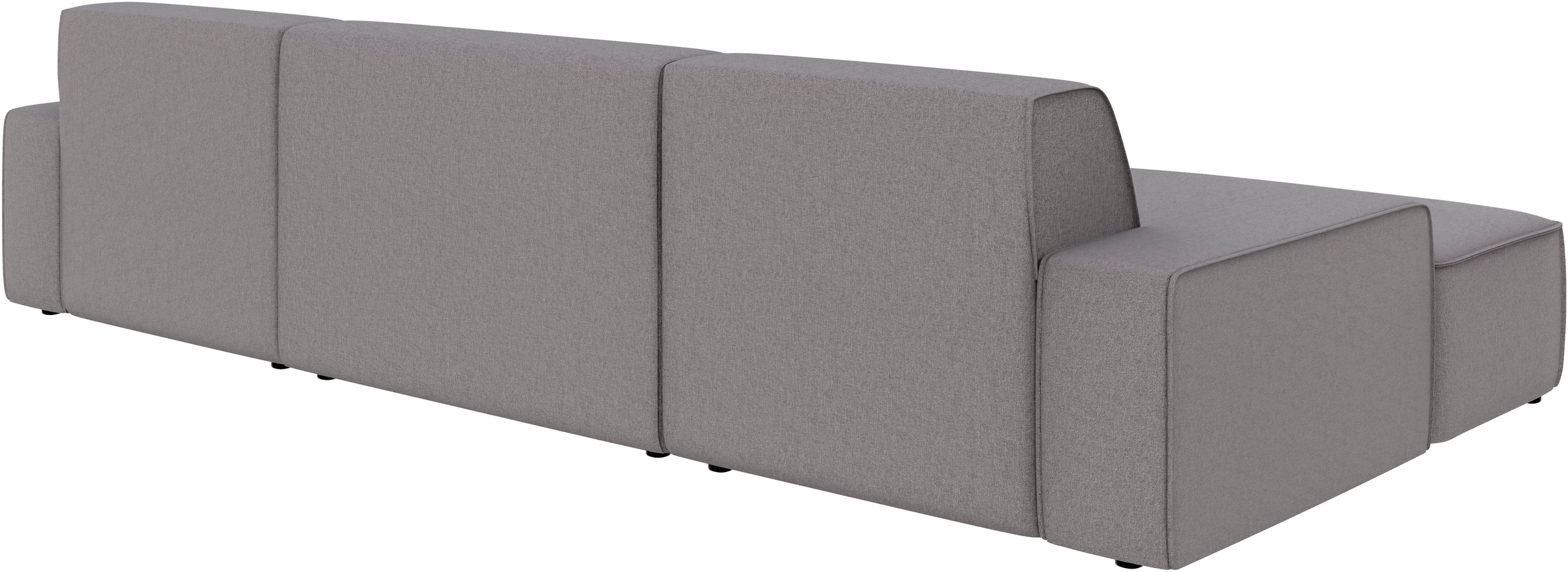 TRENDMANUFAKTUR Wohnlandschaft »Graz, wahlweise mit Sitzvorschub und Bettkasten, U-Form, Breite 329 cm« in Cord-, haustierfreundlichem LEO Struktur- oder LUMOS-3D-Bezug