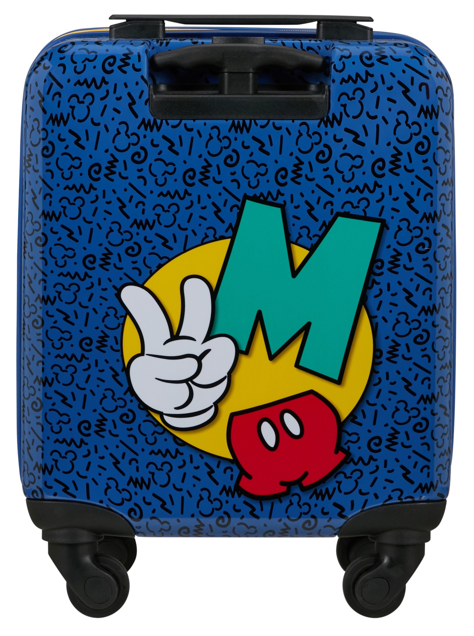 Samsonite Kinderkoffer »DAYDREAM DISNEY, Mickey Happy« 24 l 4 Rollen mit oberem Fach und Trennpolster, mit unterem Fach und Kreuzspanngurt