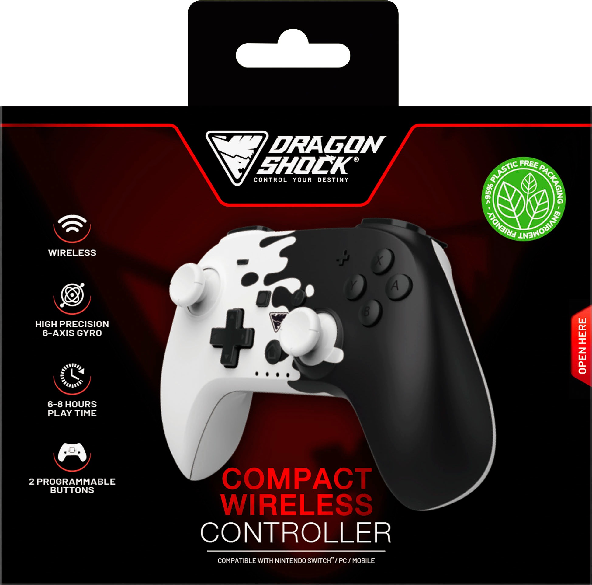 DRAGONSHOCK Controller »Poptop Wireless für Nintendo Switch«