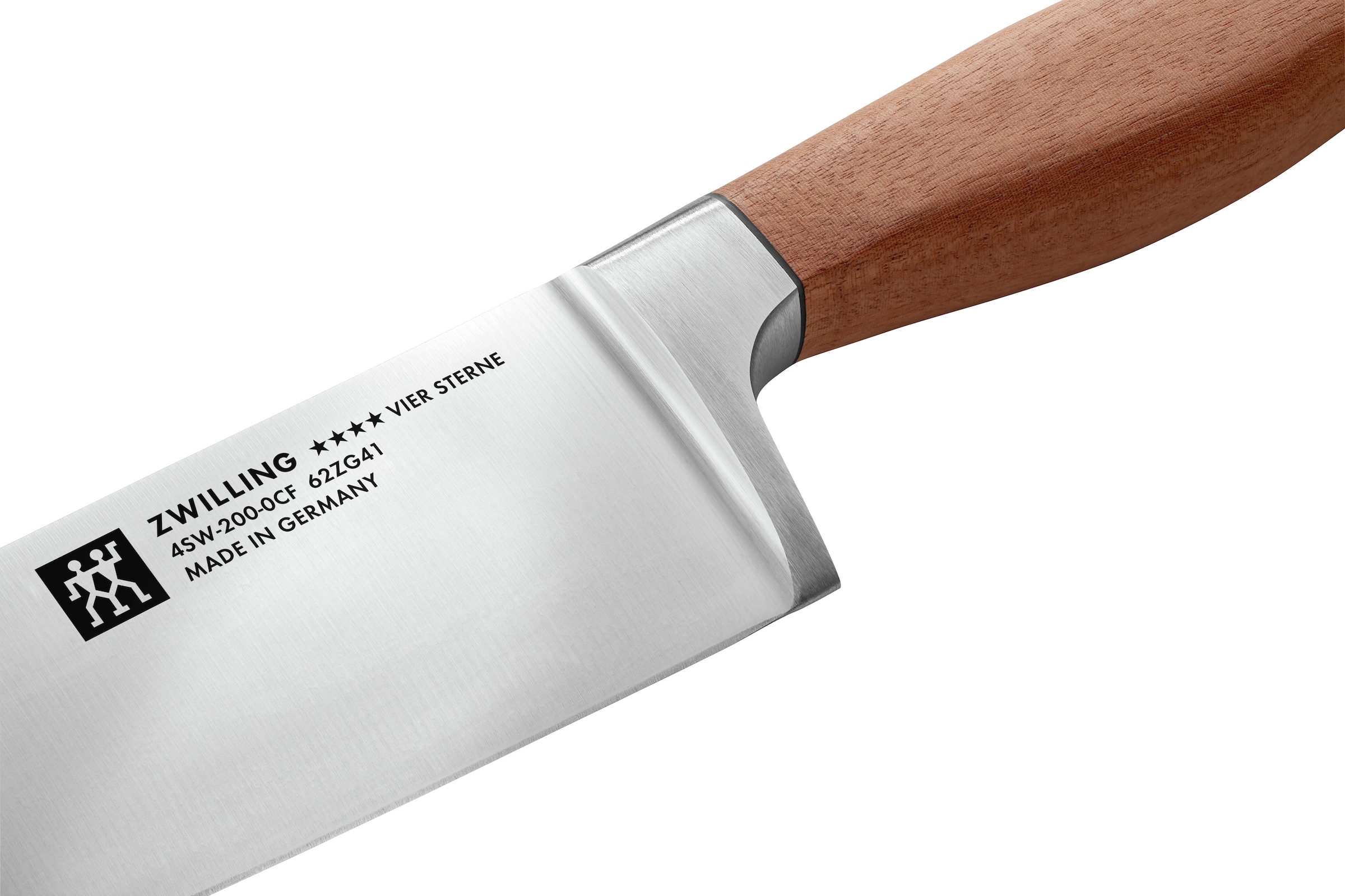 Zwilling Universalküchenmesser »**** VIER STERNE Wood« Made in Germany, Eigehärtete Klinge, FSC-Zertifizitiertes Holz