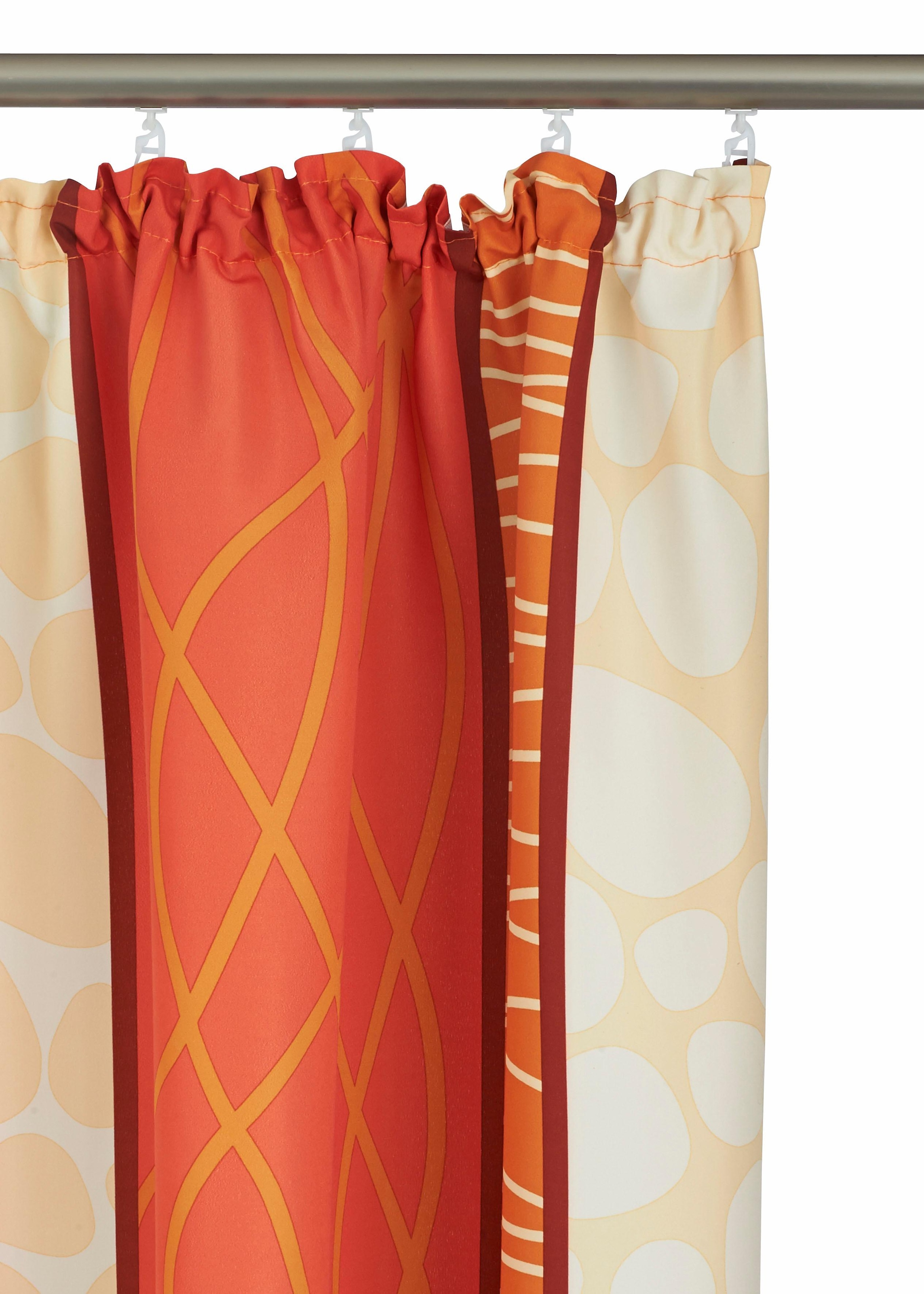 my home Vorhang »Gosen« Kräuselband 2 Stk. tlg. Gardine, Fertiggardine, blickdicht