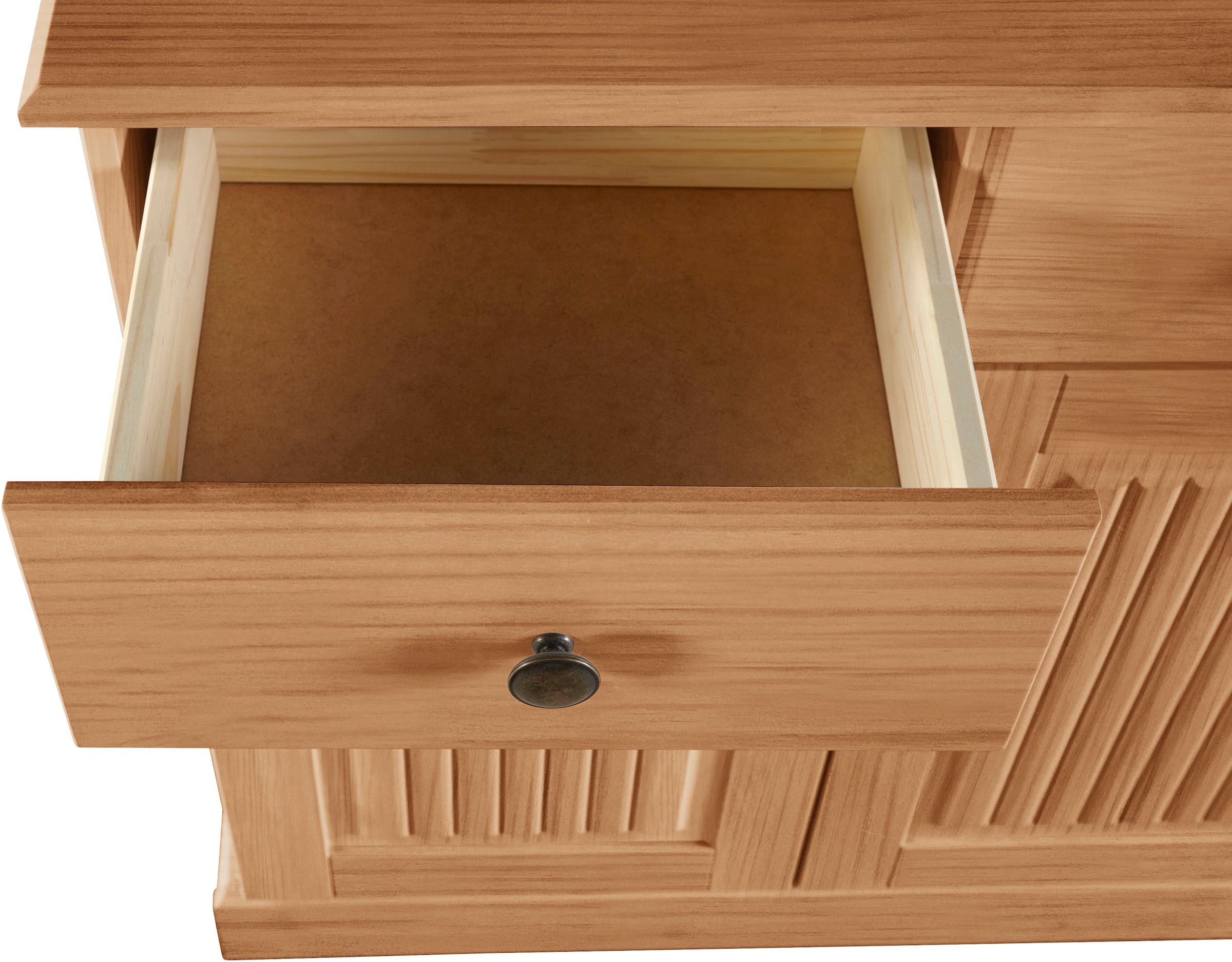 Home affaire Sideboard »Liotta«, Kommode mit 2 Schubkästen u. 2 verstellbare Einlegeböden